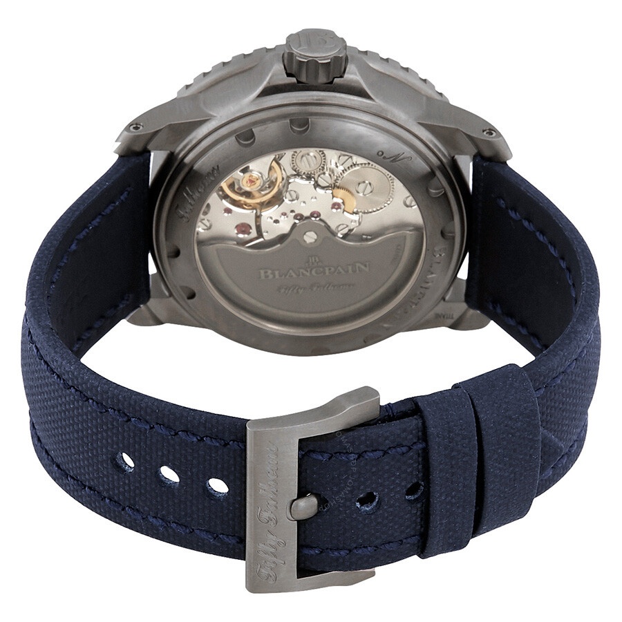 Blancpain Fifty Fathoms Automatic Blue Dial Men's Watch 5015-12B40-O52A - 3