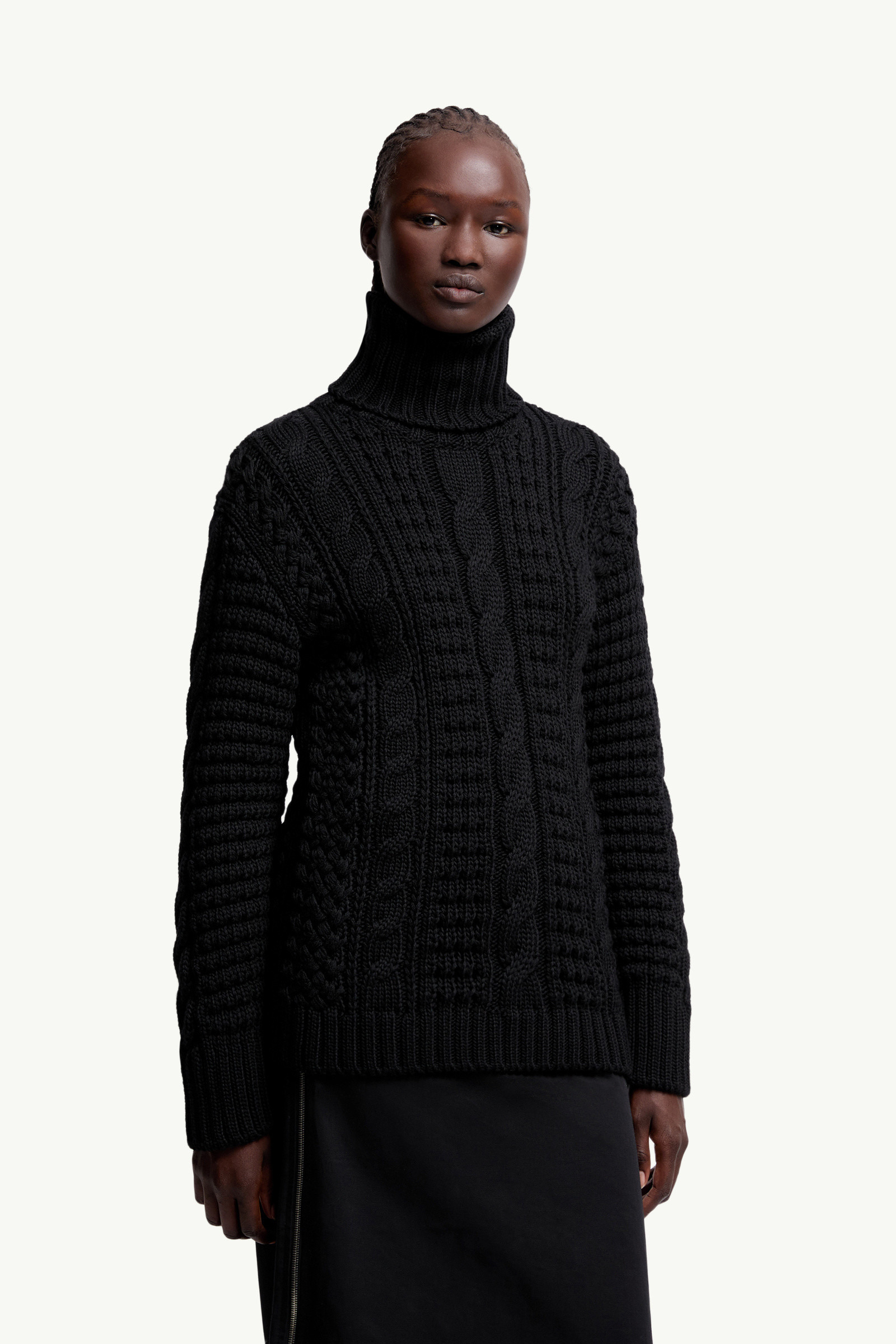 Moncler x EE72 by Edward Enninful Wool Turtleneck Sweater - 3