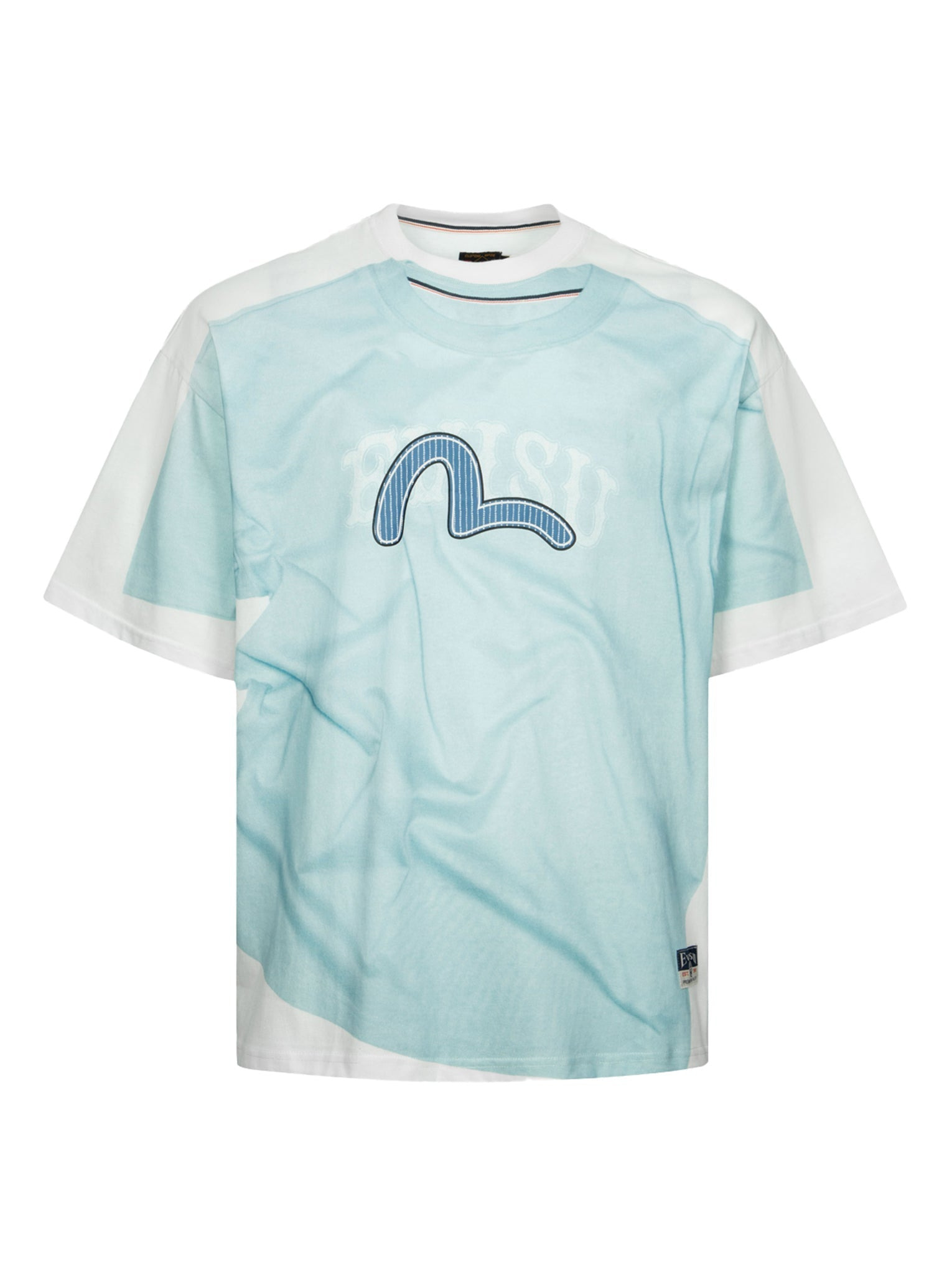 2-IN-1 LOGO AND SEAGULL PRINT LOOSE FIT T-SHIRT - 13