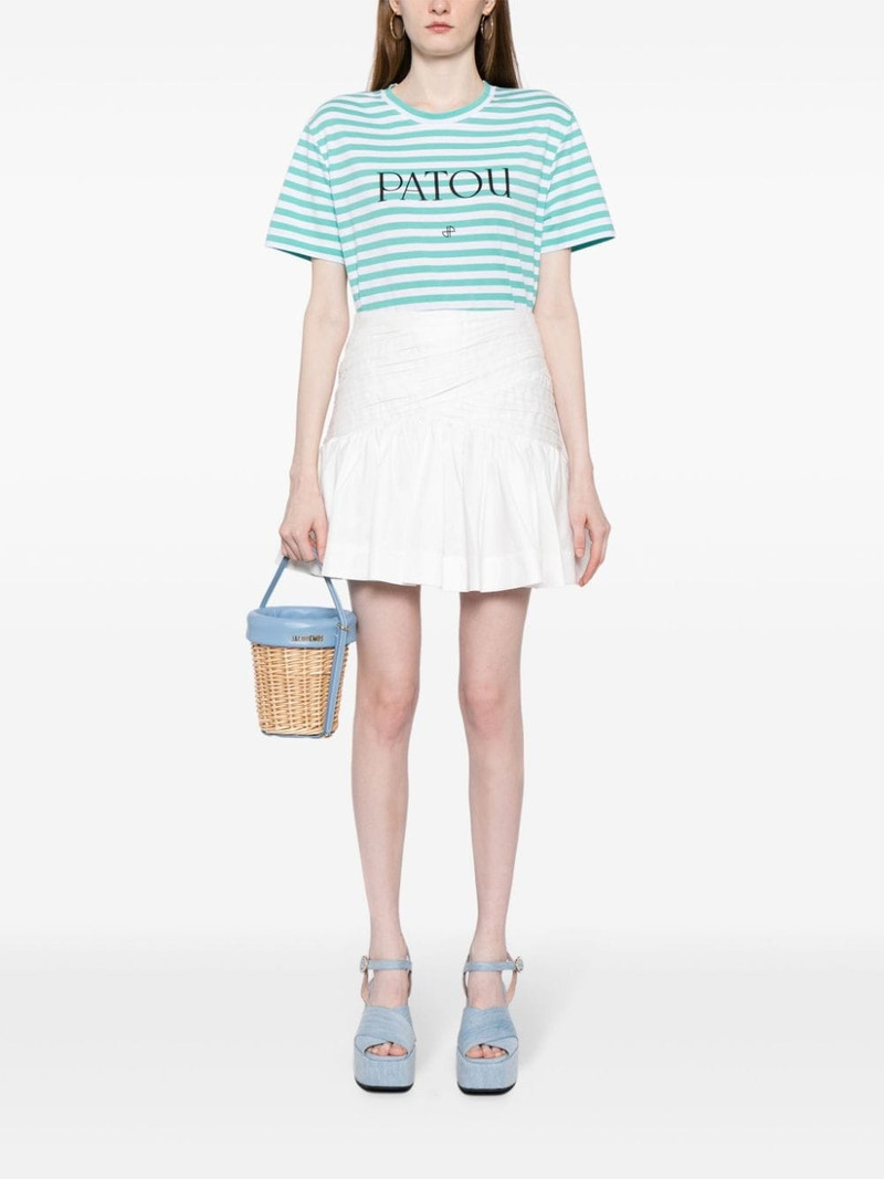 PATOU striped logo-print T-shirt outlook