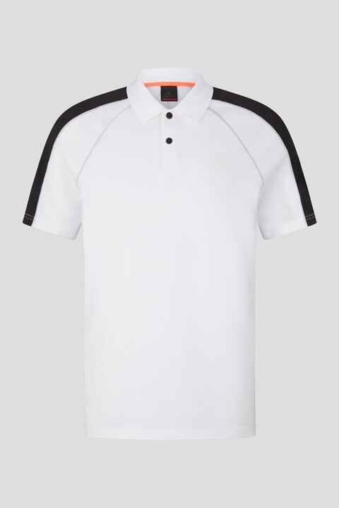 Molar Functional polo shirt in White/Black - 1