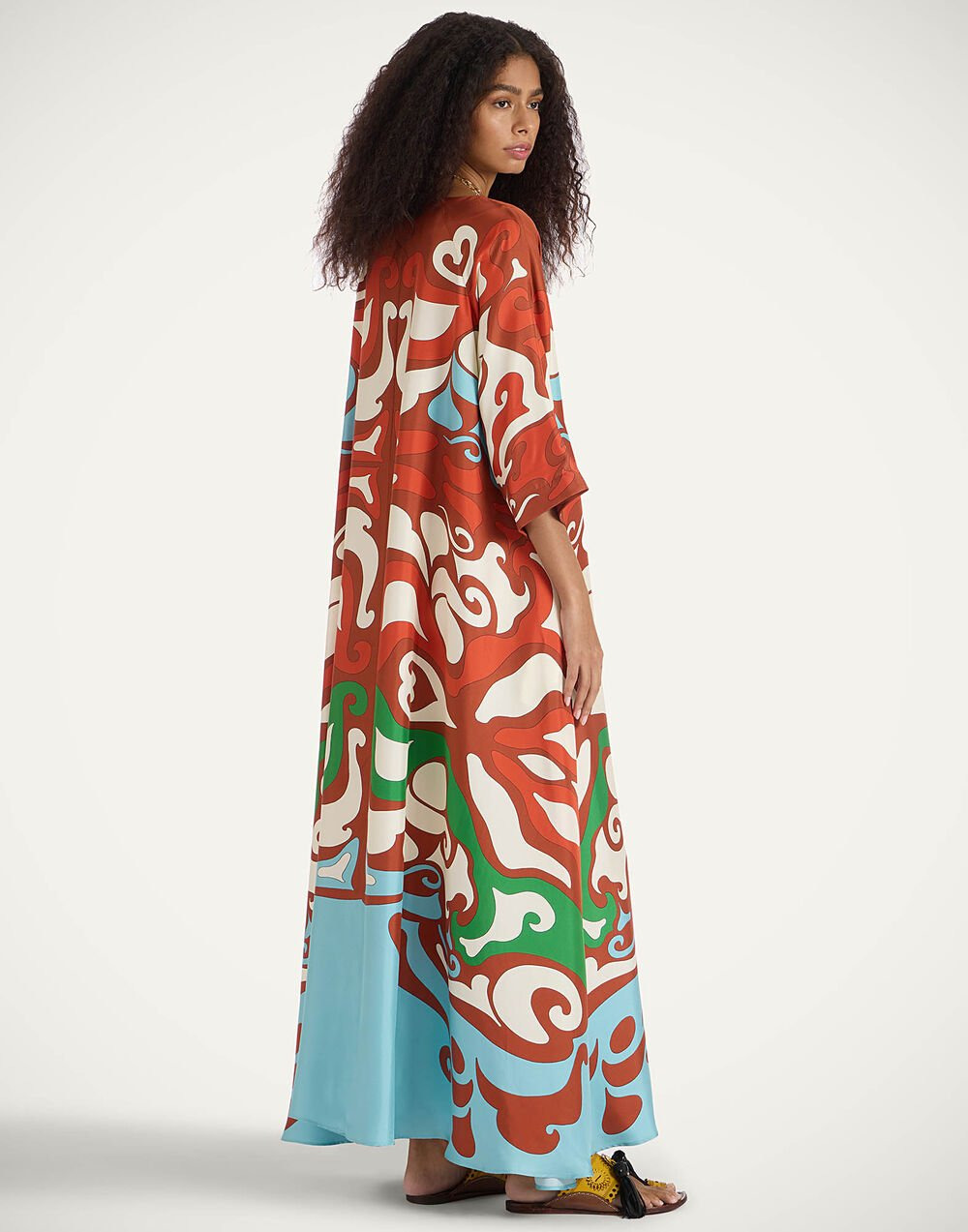 Muumuu Dress Round Neck - 5