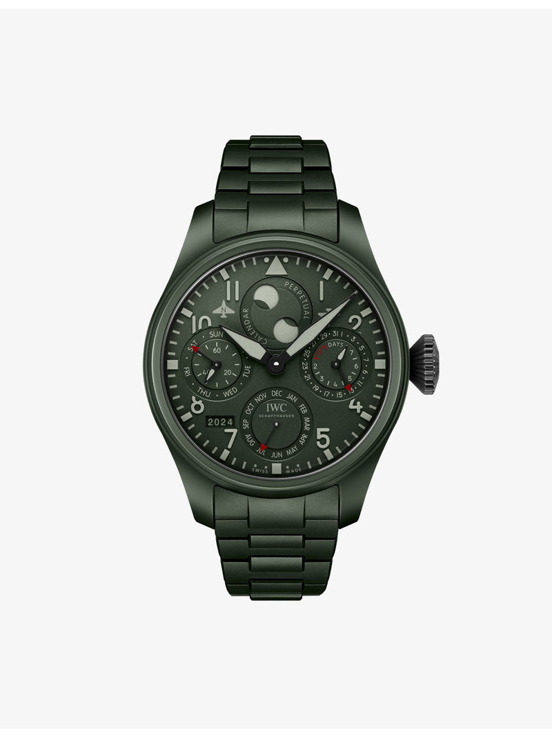 Big Pilot’s Perpetual Calendar Top-Gun Edition Ceramic Automatic Watch 46.5mm 1