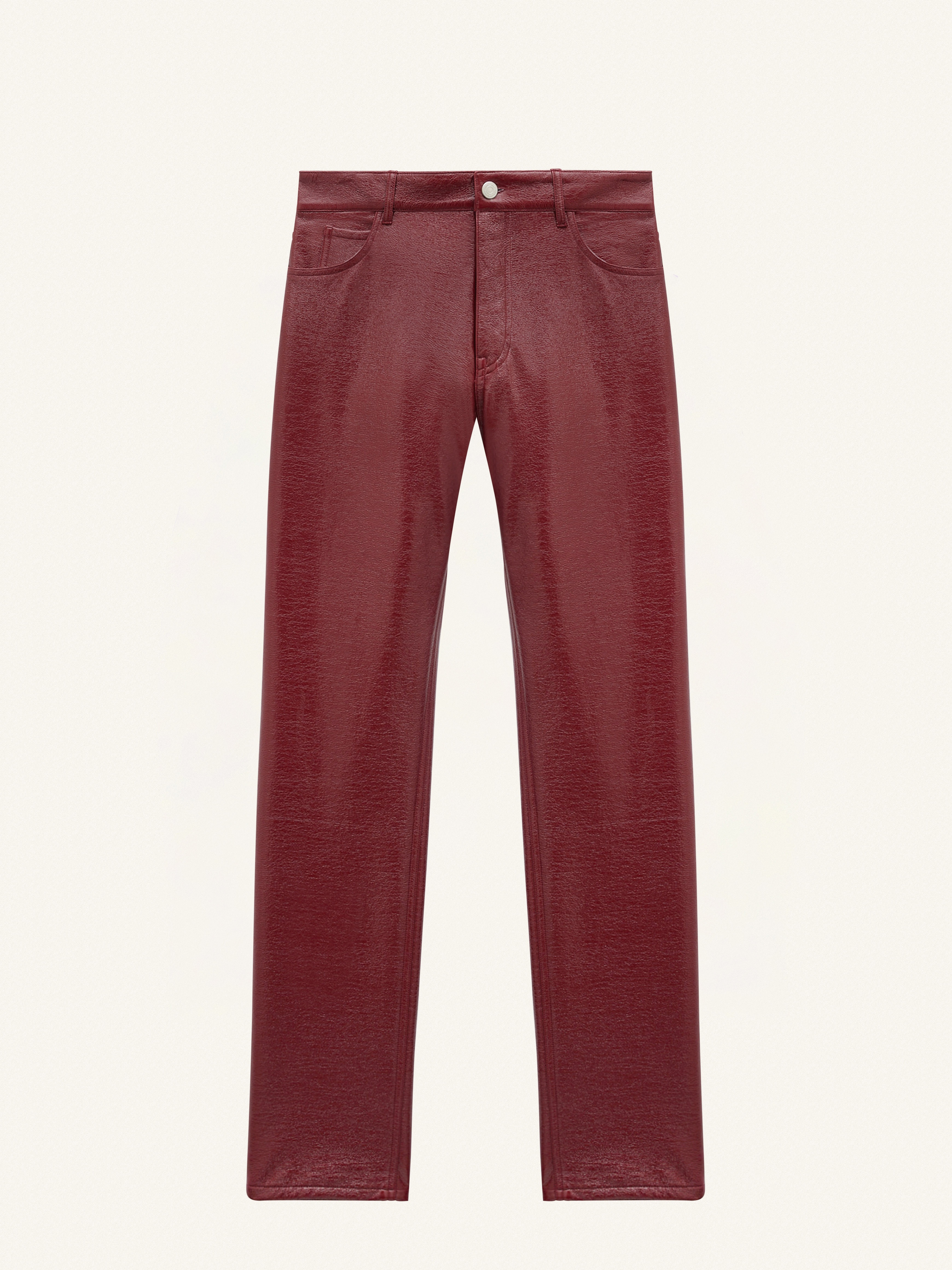 VINYL 5-POCKET PANTS - 1