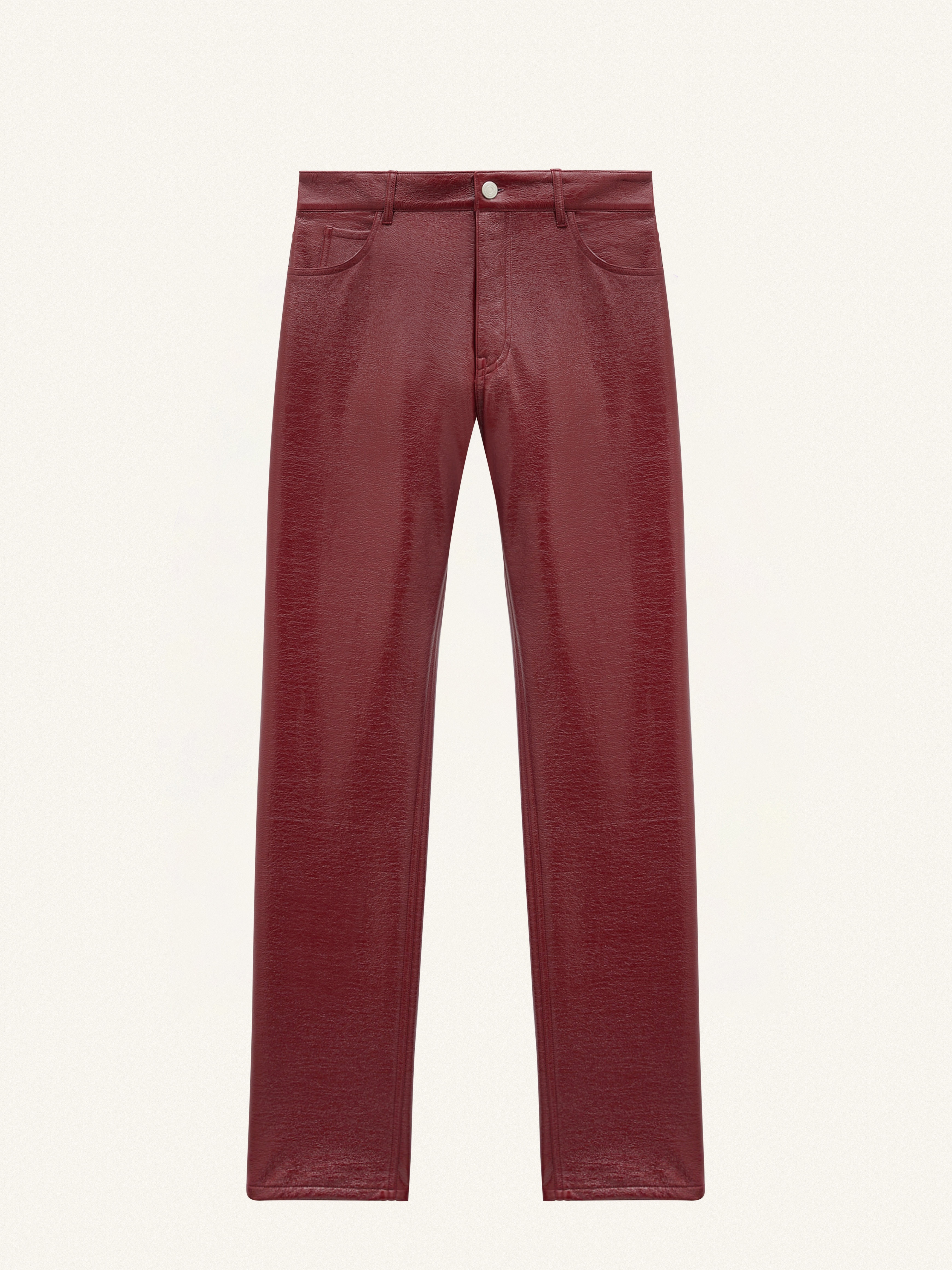 VINYL 5-POCKET PANTS - 1