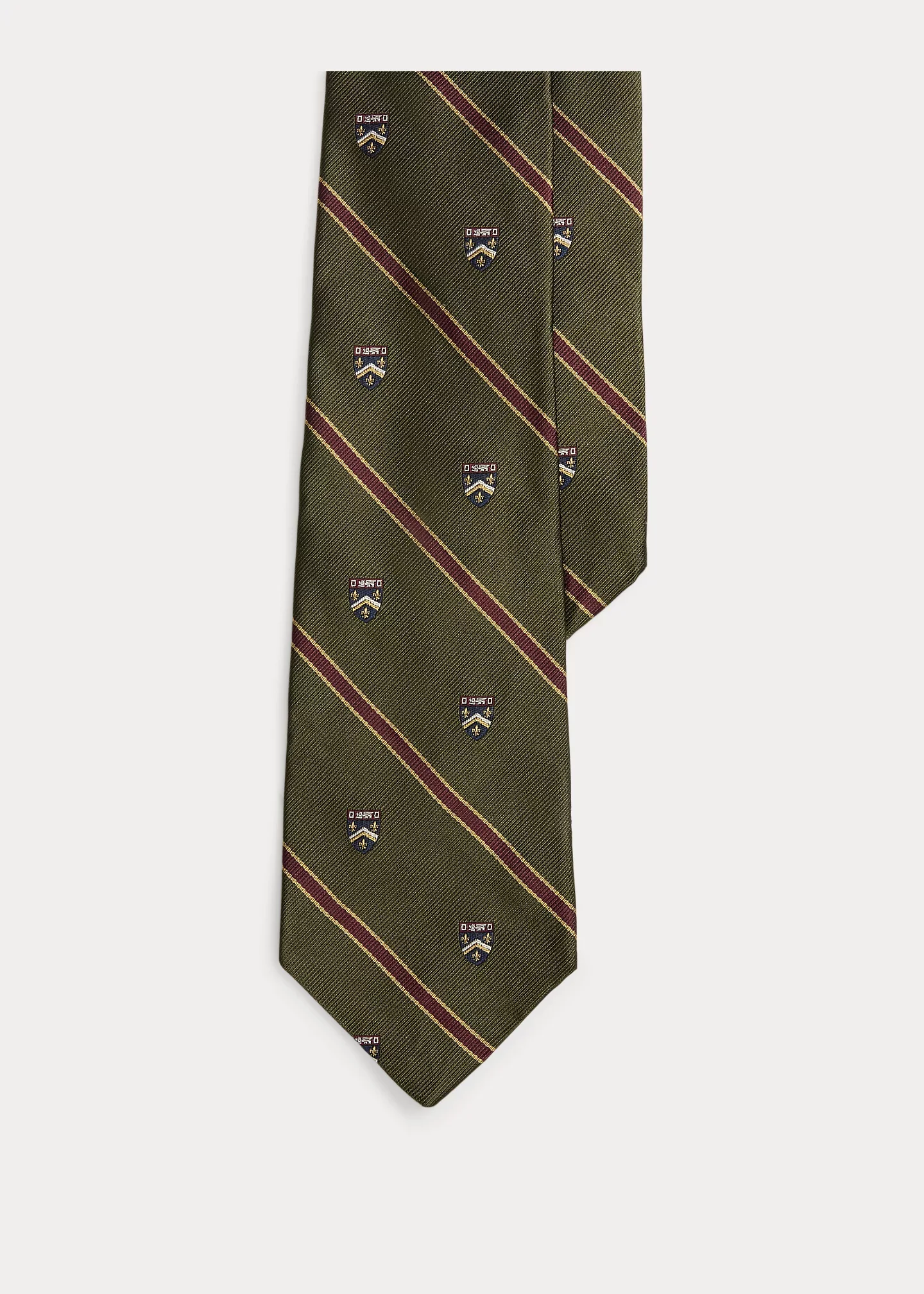 Striped Silk Repp Club Tie - 1