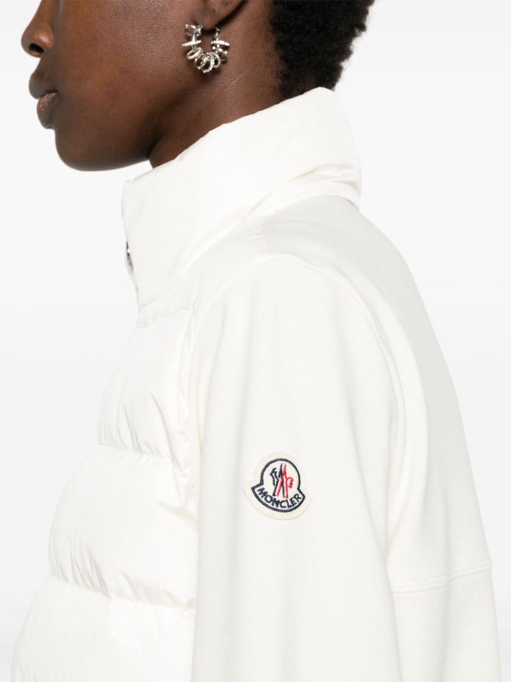 panelled padded jacket - 5