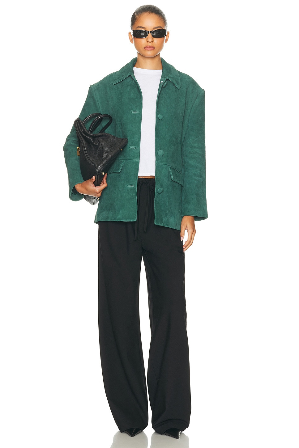 The Schoolhouse Jacket in Suede - 5