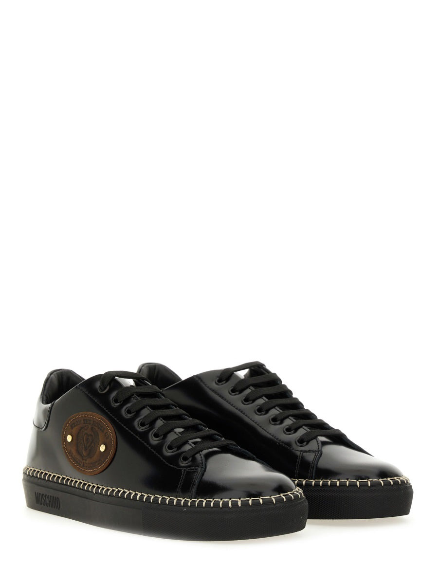 Moschino Men Leather Sneaker - 2