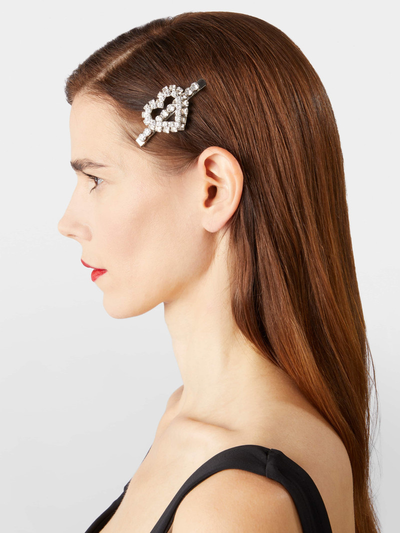 Roger Vivier Heart Strass Hair Clip outlook