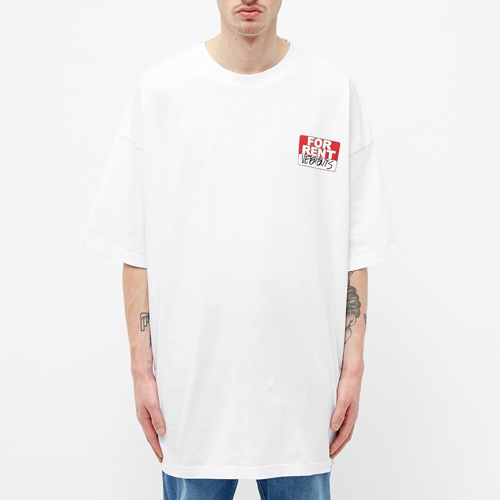 VETEMENTS For Rent Tee - 4