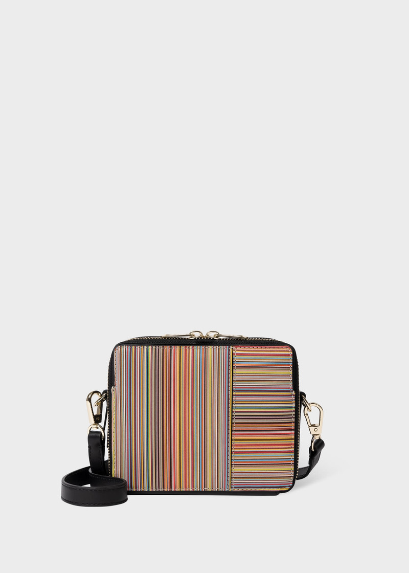 'Signature Stripe' Cross Body Bag 1