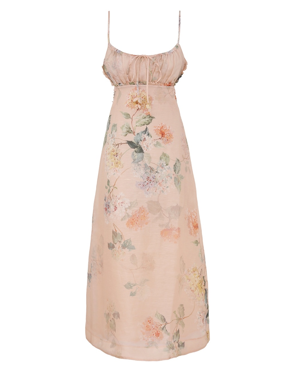 【送料&関税込】Zimmermann Illuminate Slip Dress In Linen An ZIMMERMANN Light Pink 
