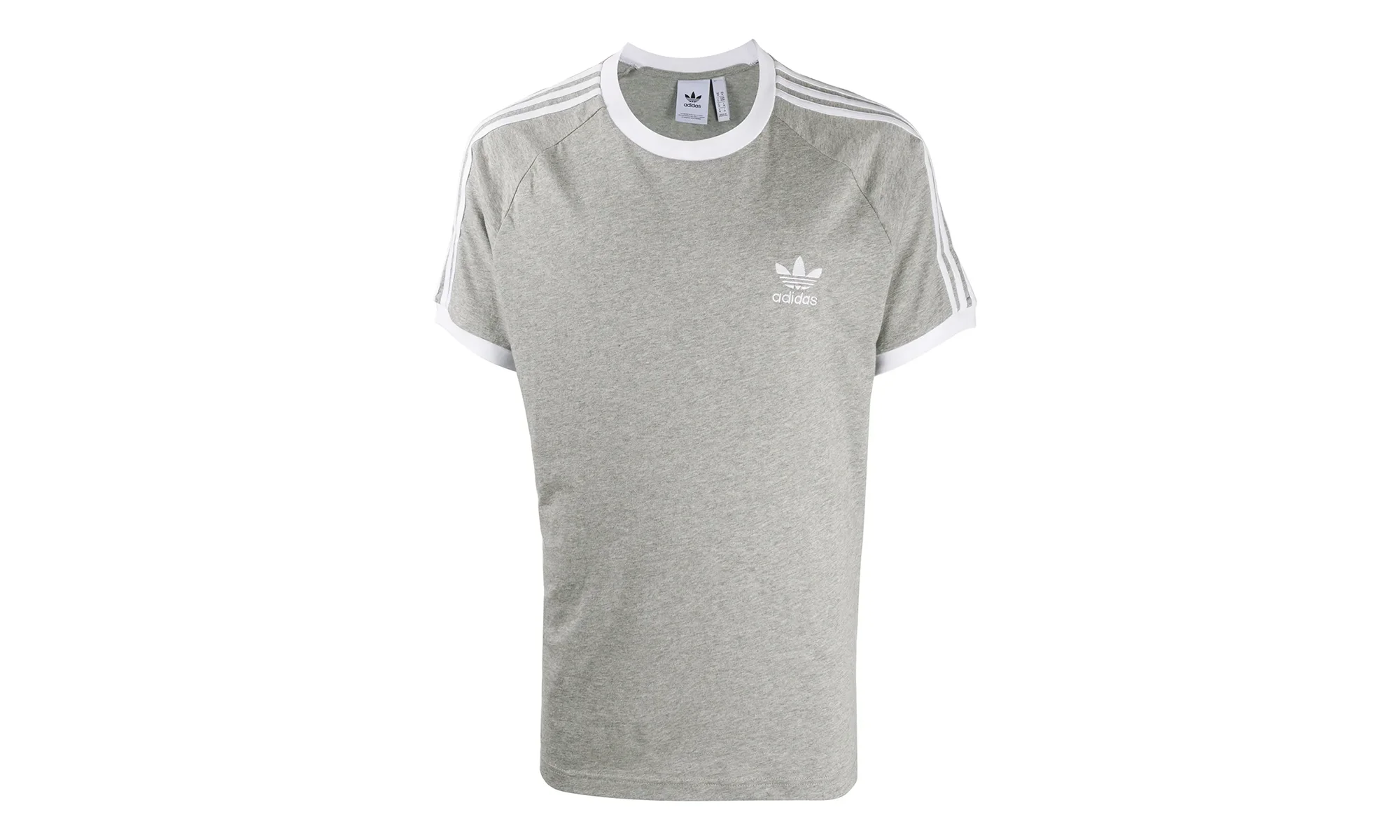 Originals 3-Stripes Tee "Medium Grey Heather" FM3769 - 1