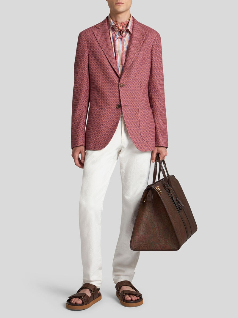 Etro COTTON JERSEY BLAZER WITH MICRO-PATTERN outlook
