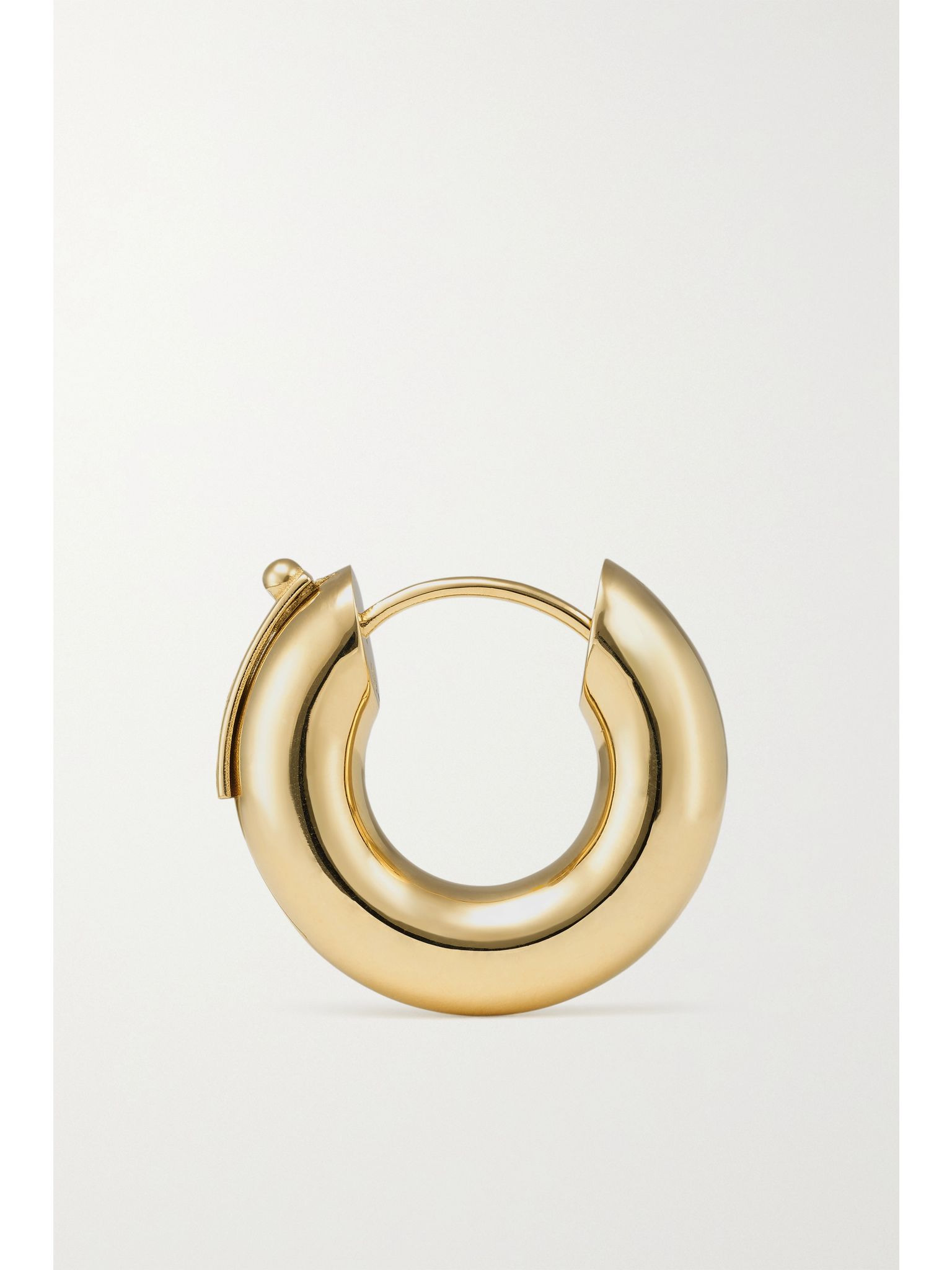 14-karat gold hoop earrings Gold - 3