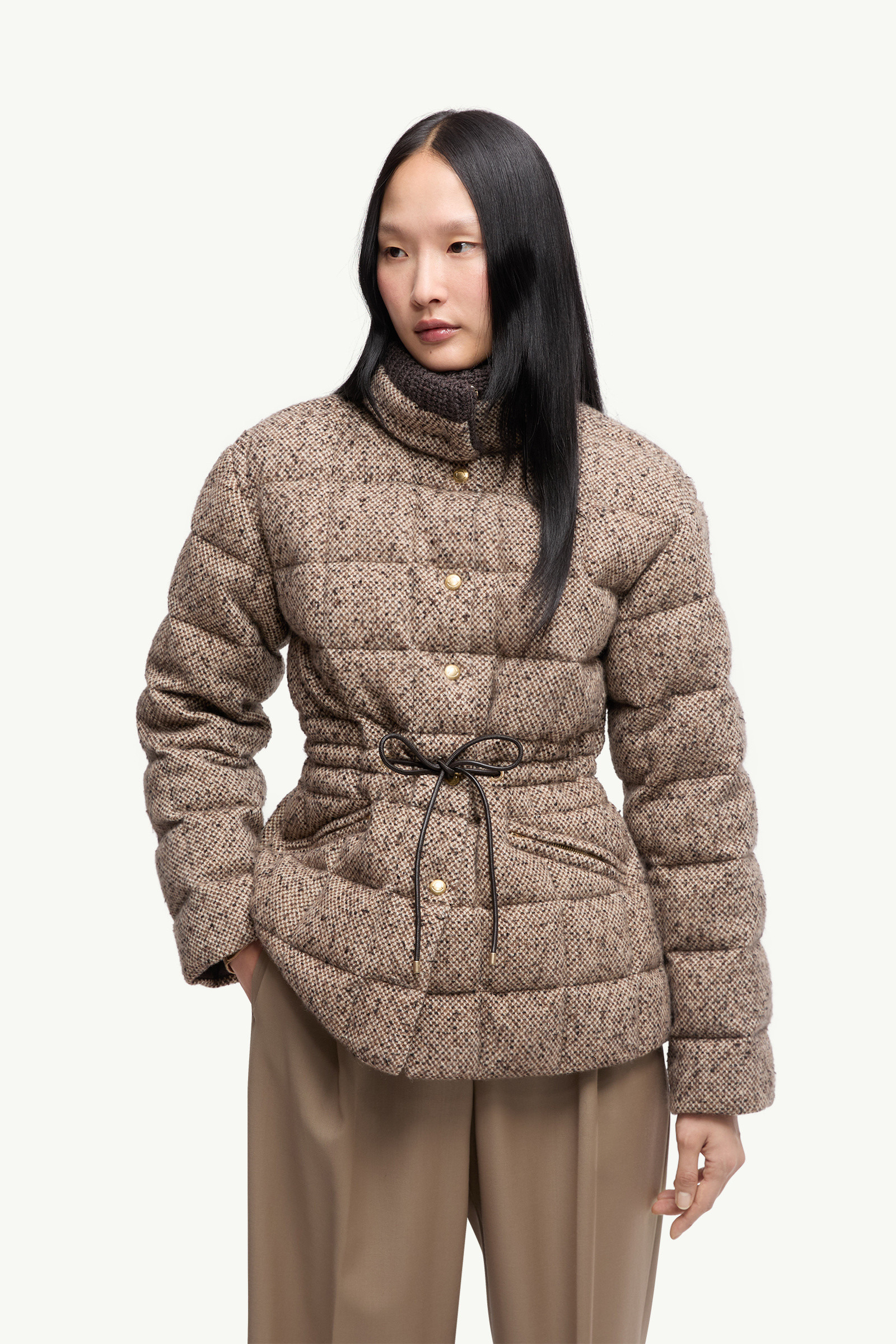 Antigony Wool Blend Short Down Jacket - 3