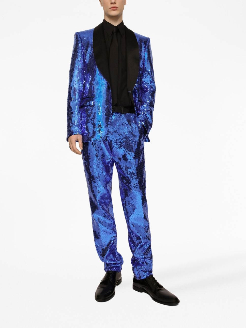 sequin-embellished suit - 2