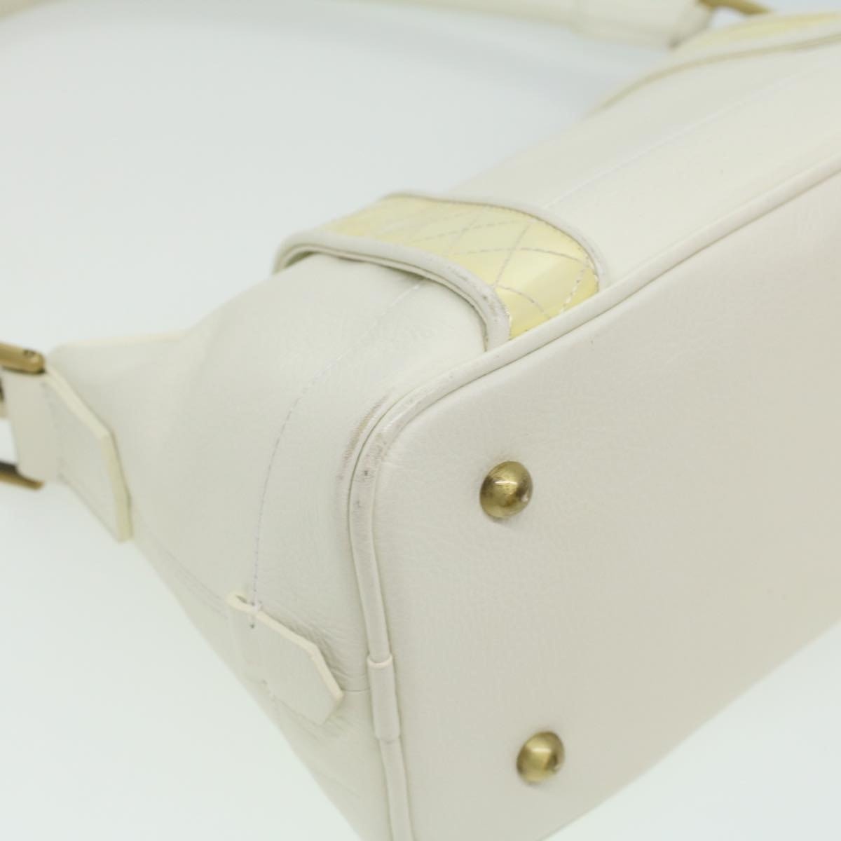 Burberry Shoulder Bag Leather White - 9