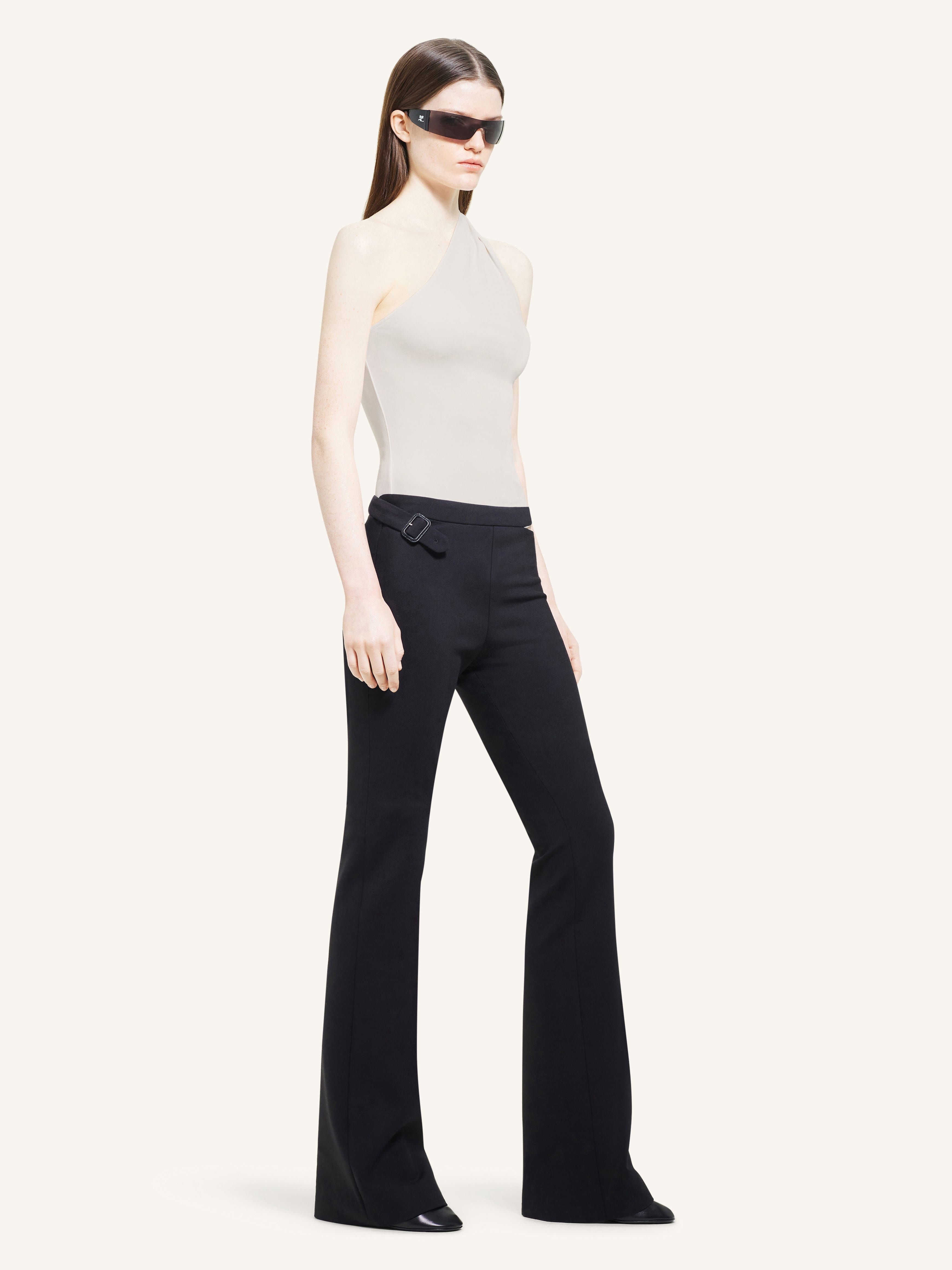 courrèges TAILORED SLASH PANTS | REVERSIBLE