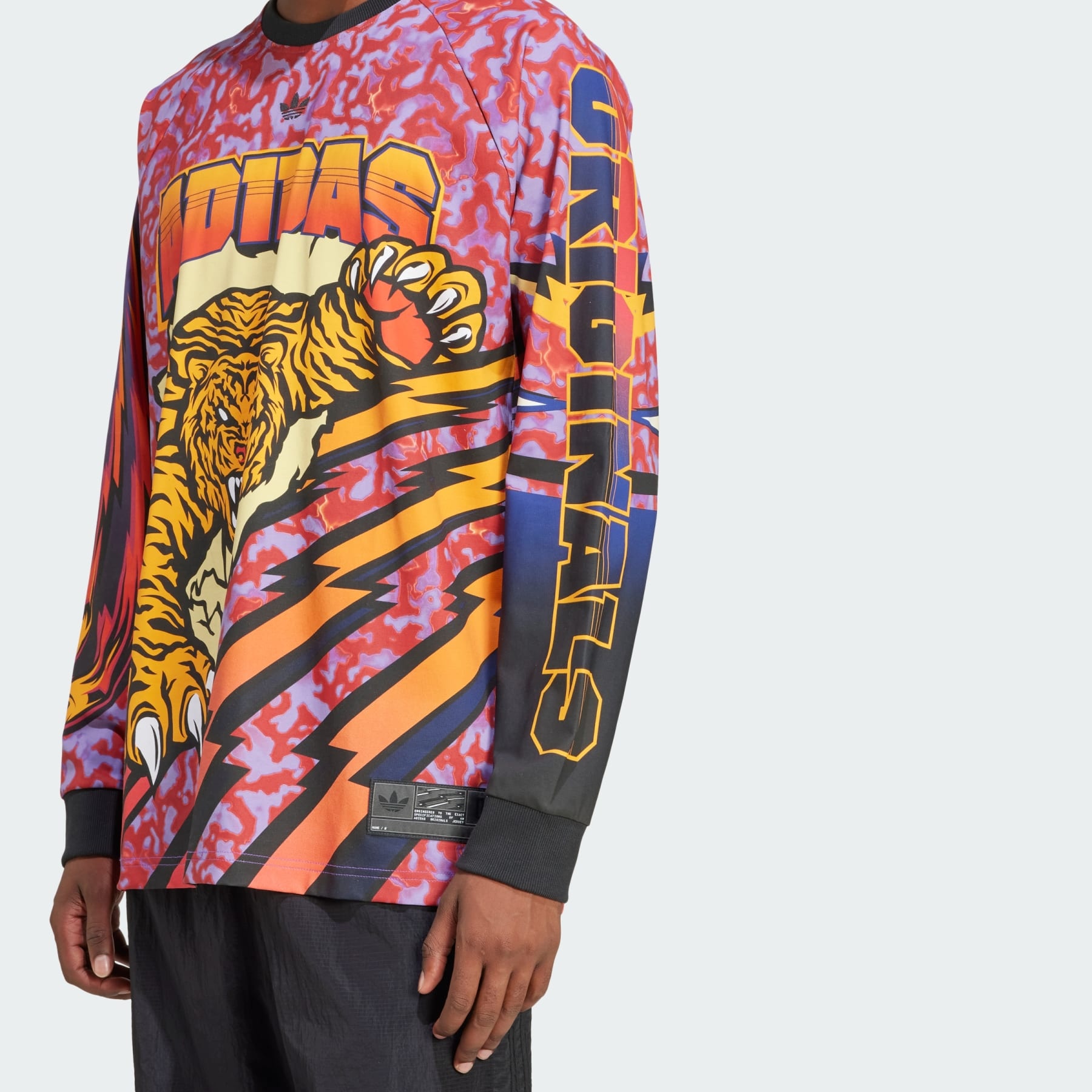 adidas Adilenium Season 3 Long Sleeve Graphic Tee | REVERSIBLE