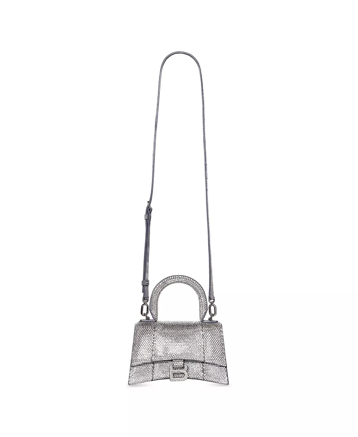 Hourglass Handbag with Rhinestones - 3