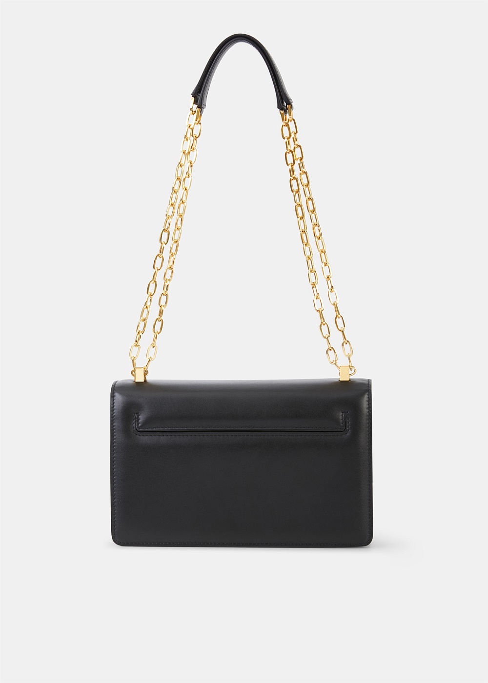 Leather 001 Medium Chain Shoulder Bag - 4