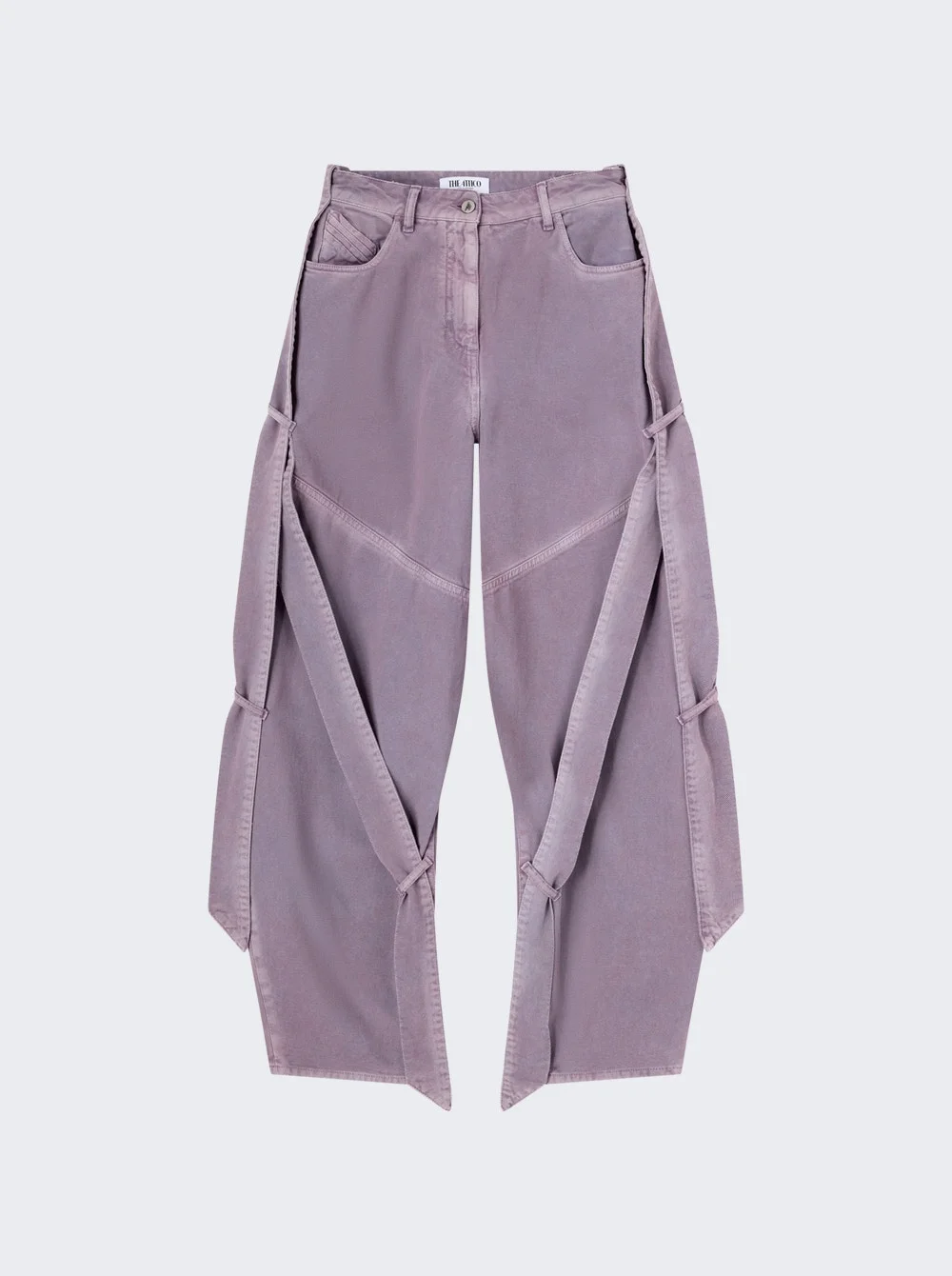 Long Pant Cotton Gabardine Mauve Fade - 1