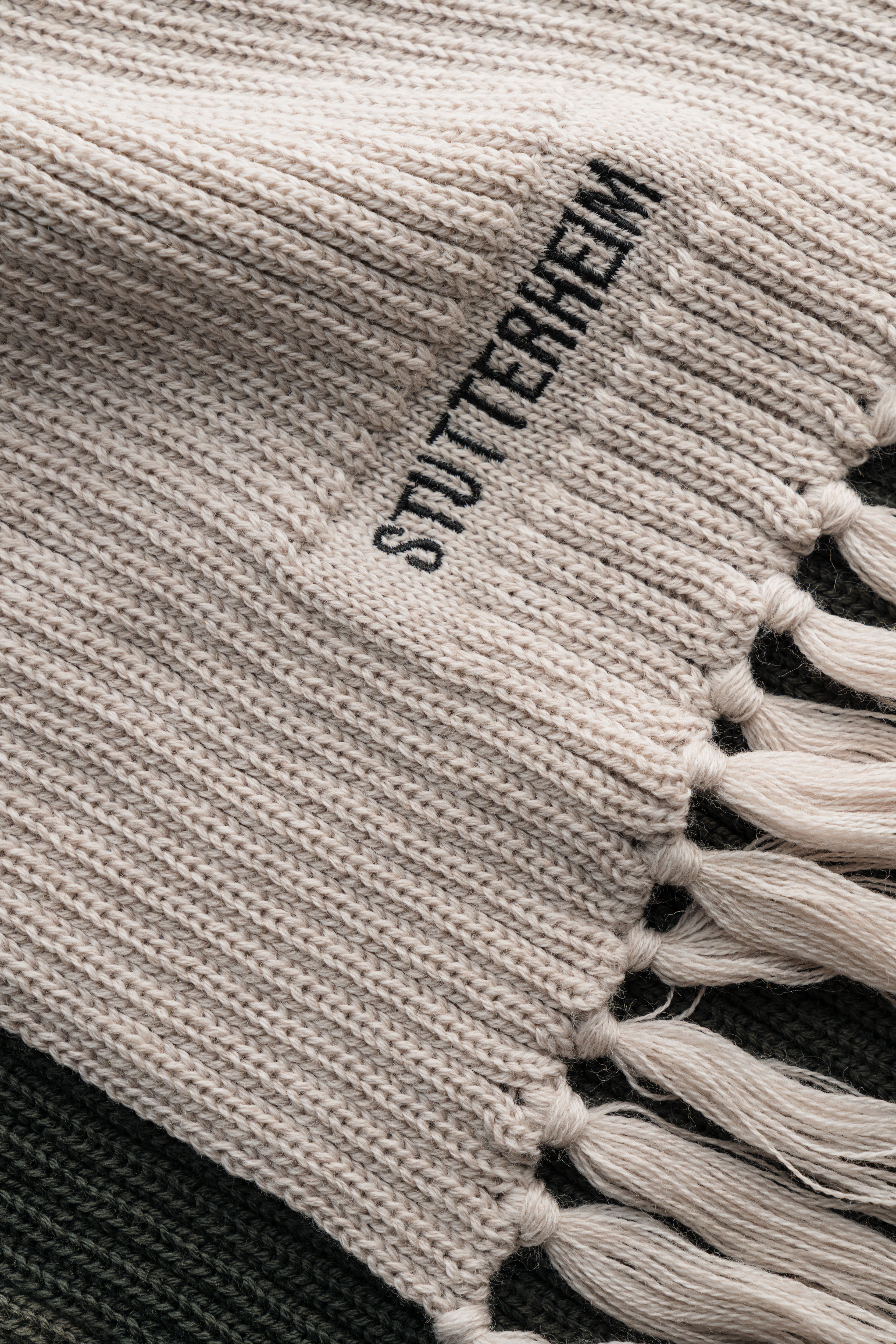 Fringe Scarf Light Sand - 3