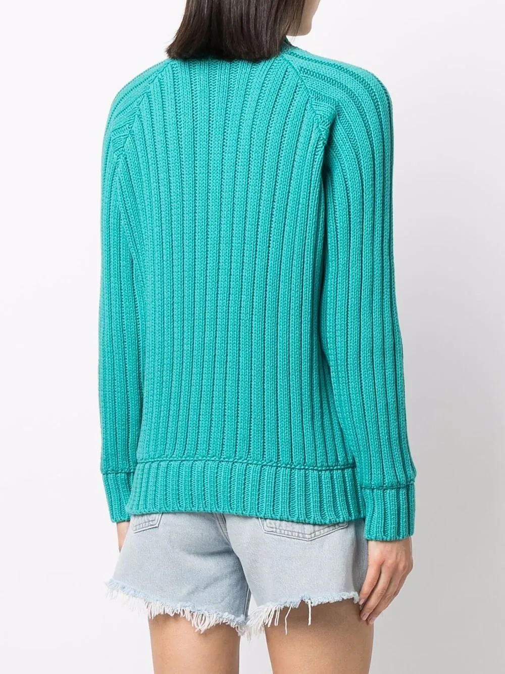 ribbed knit jumper - 4