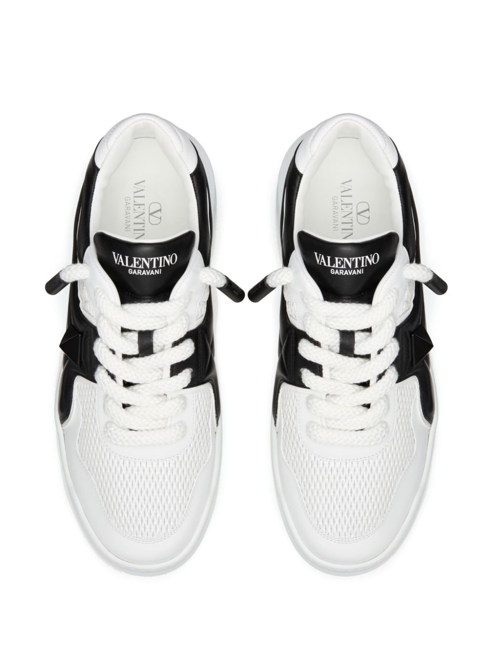 One Stud leather sneakers - 4