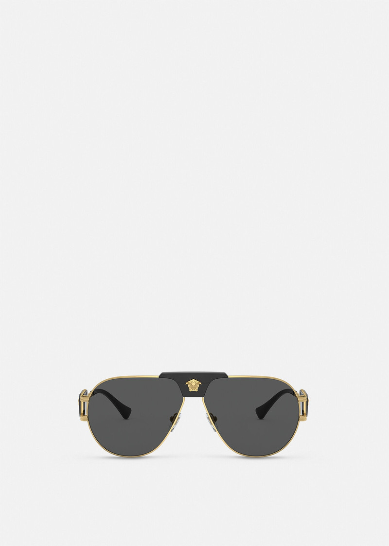 VERSACE Aviator Sunglasses outlook