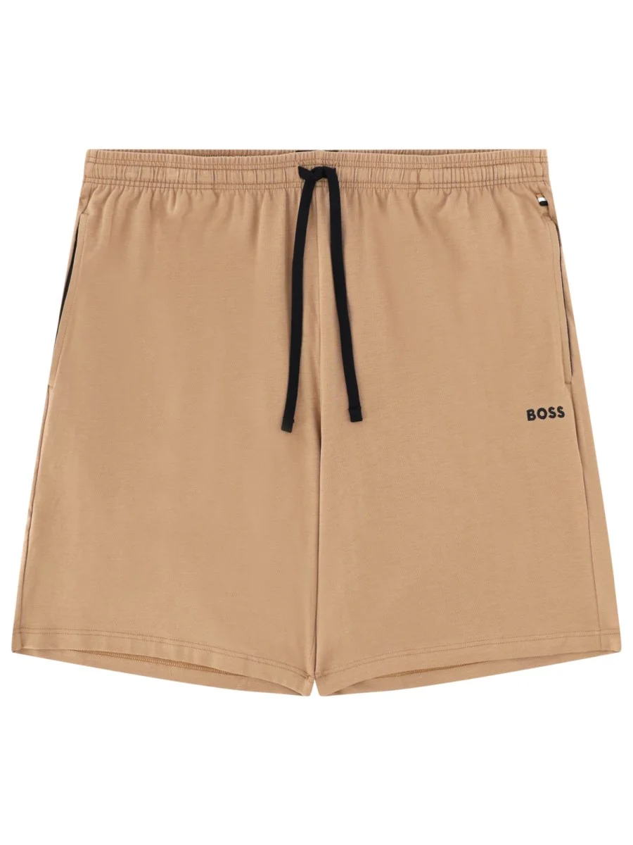 SHORTS IN COTONE CON LOGO - 1