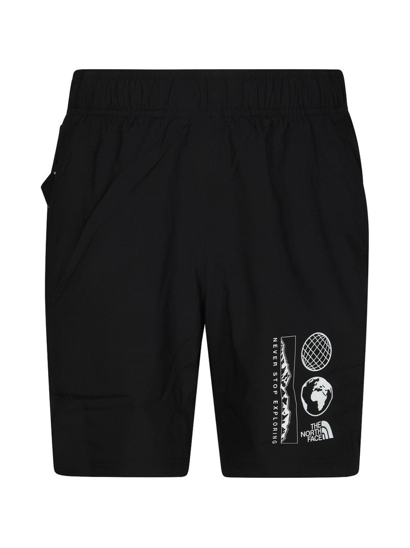 logo-print shorts 1