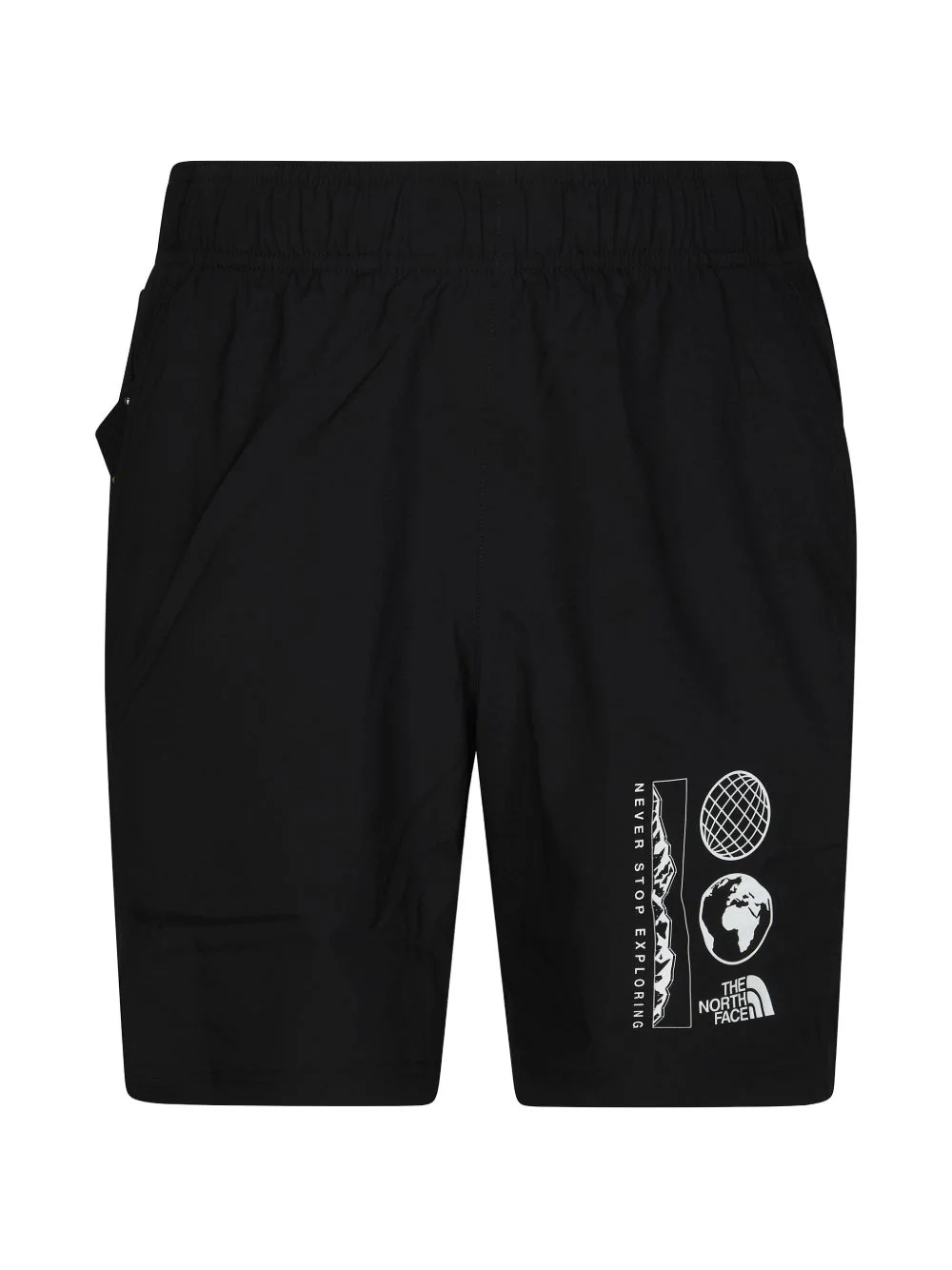 logo-print shorts - 1