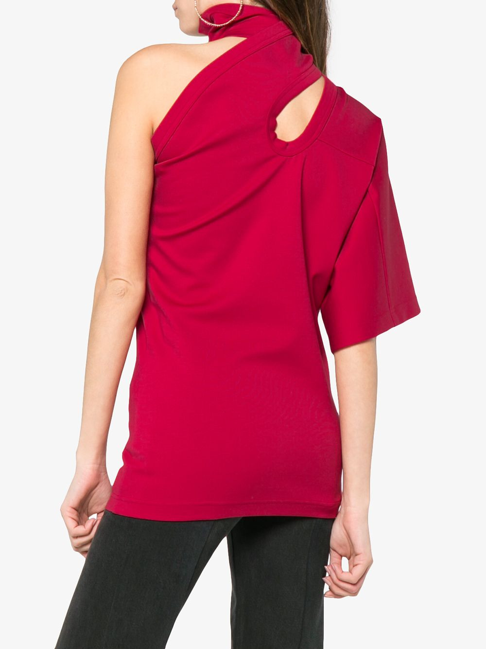 asymmetric cut out top - 4