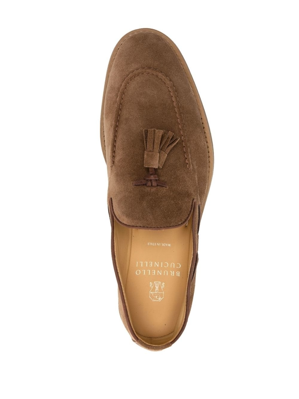 tasselled suede loafers - 4