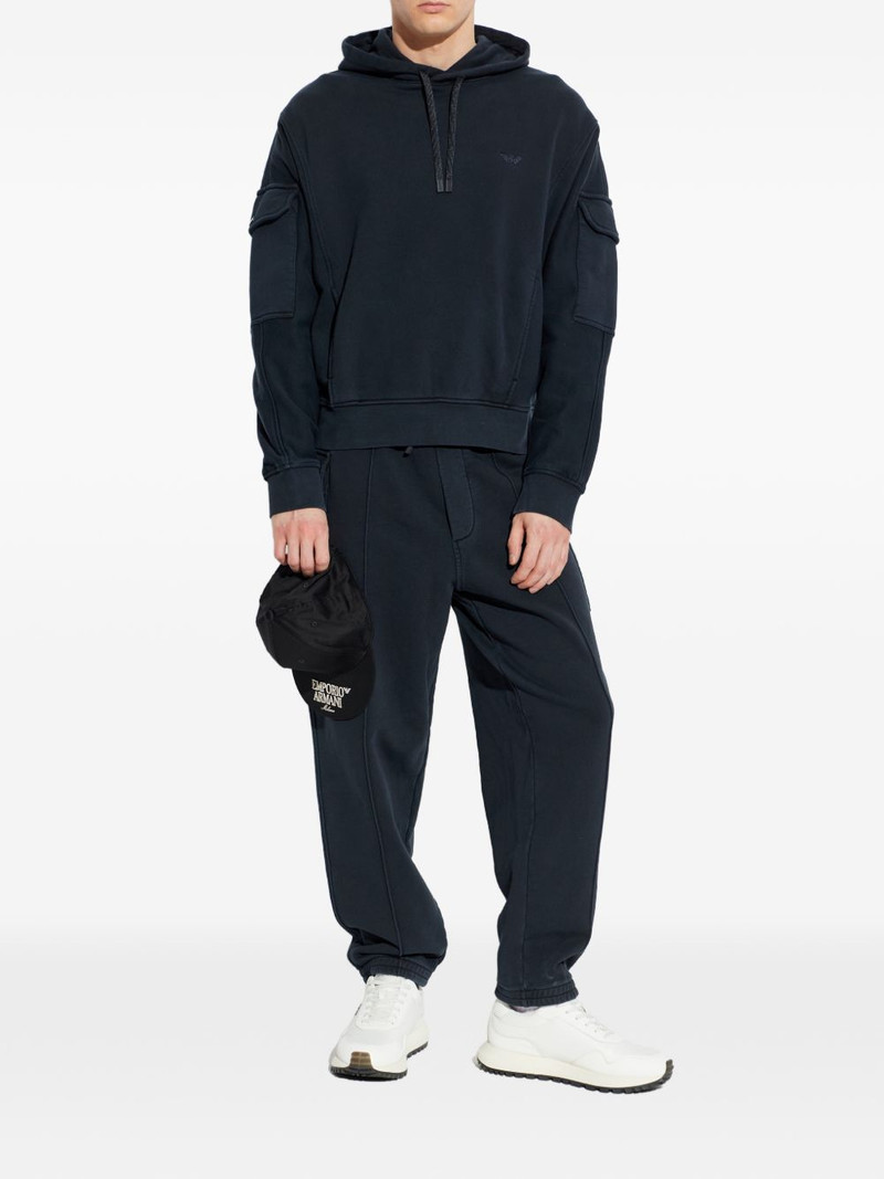EMPORIO ARMANI drawstring hoodie outlook