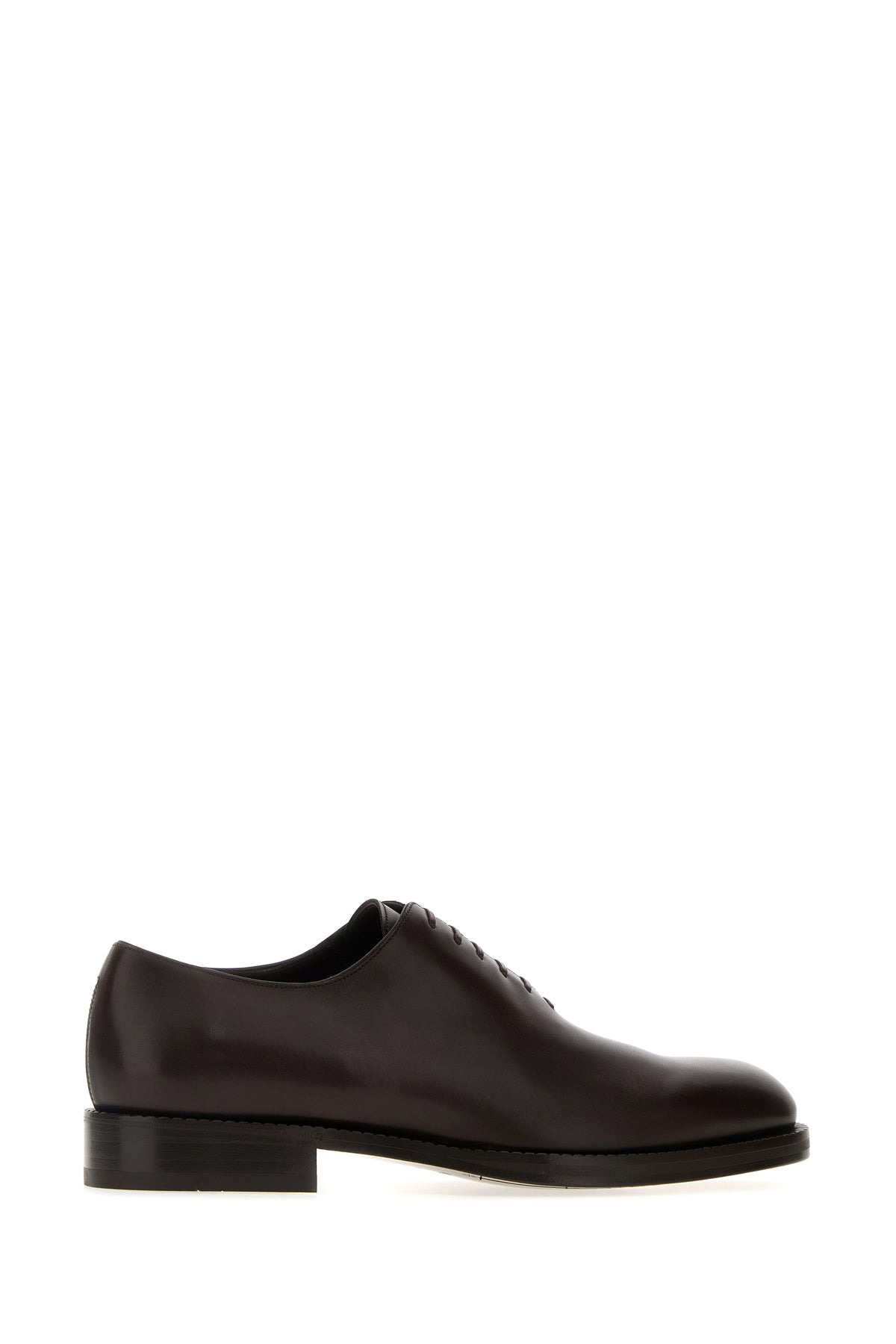 Dark brown leather Amber lace-up shoes - 3