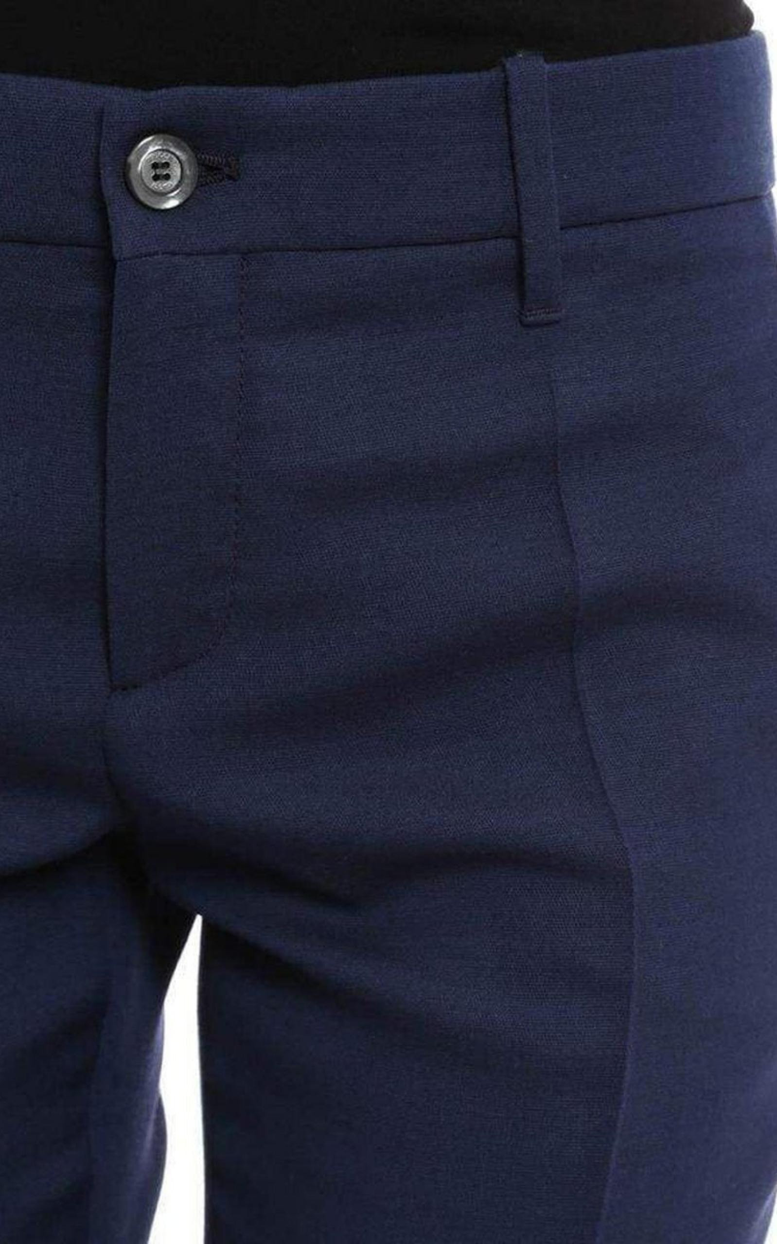 Silk Blend Trousers Pants - 4