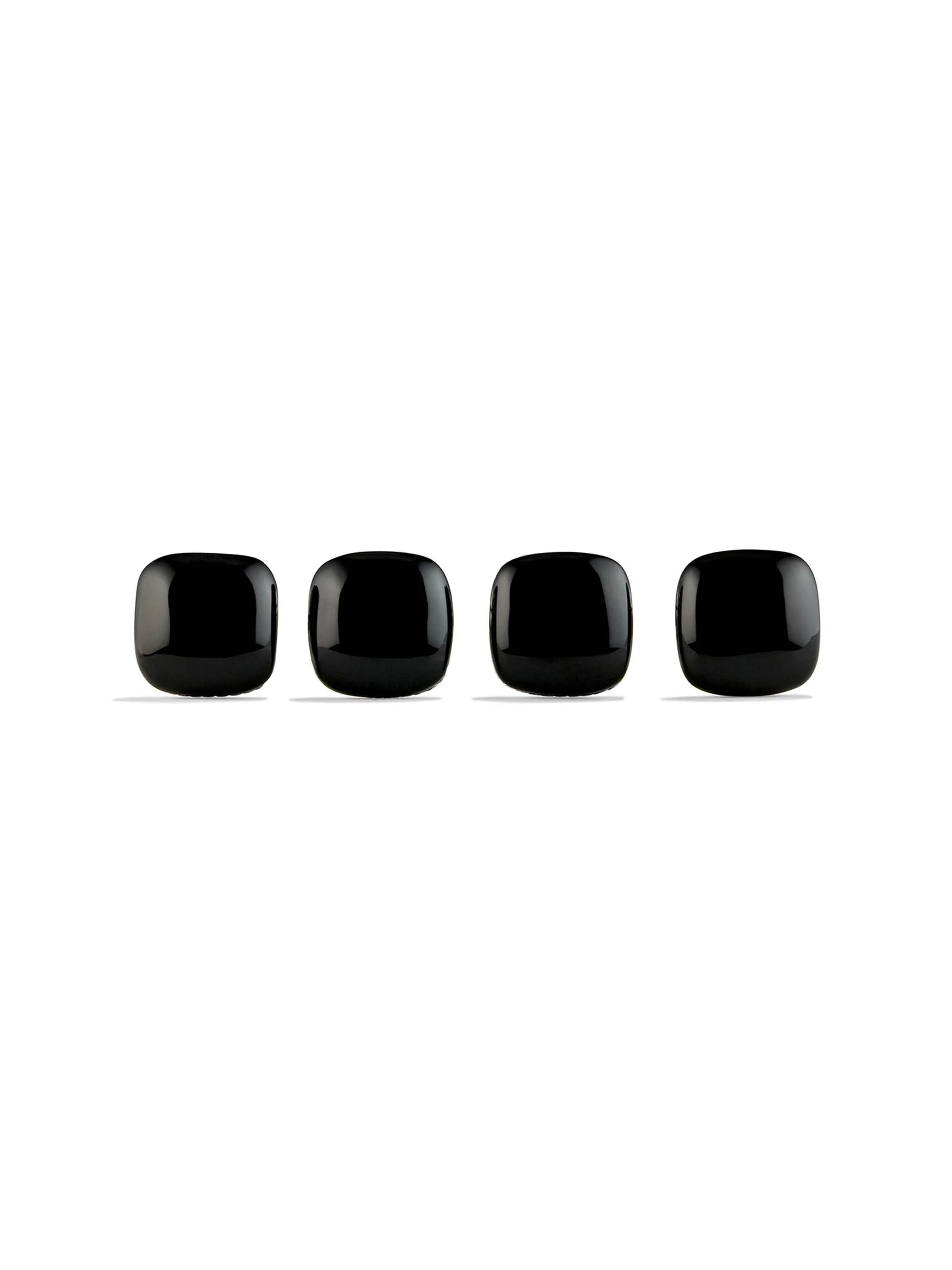 Men's Streamline Cushion Shirt Studs - Black Onyx - 1