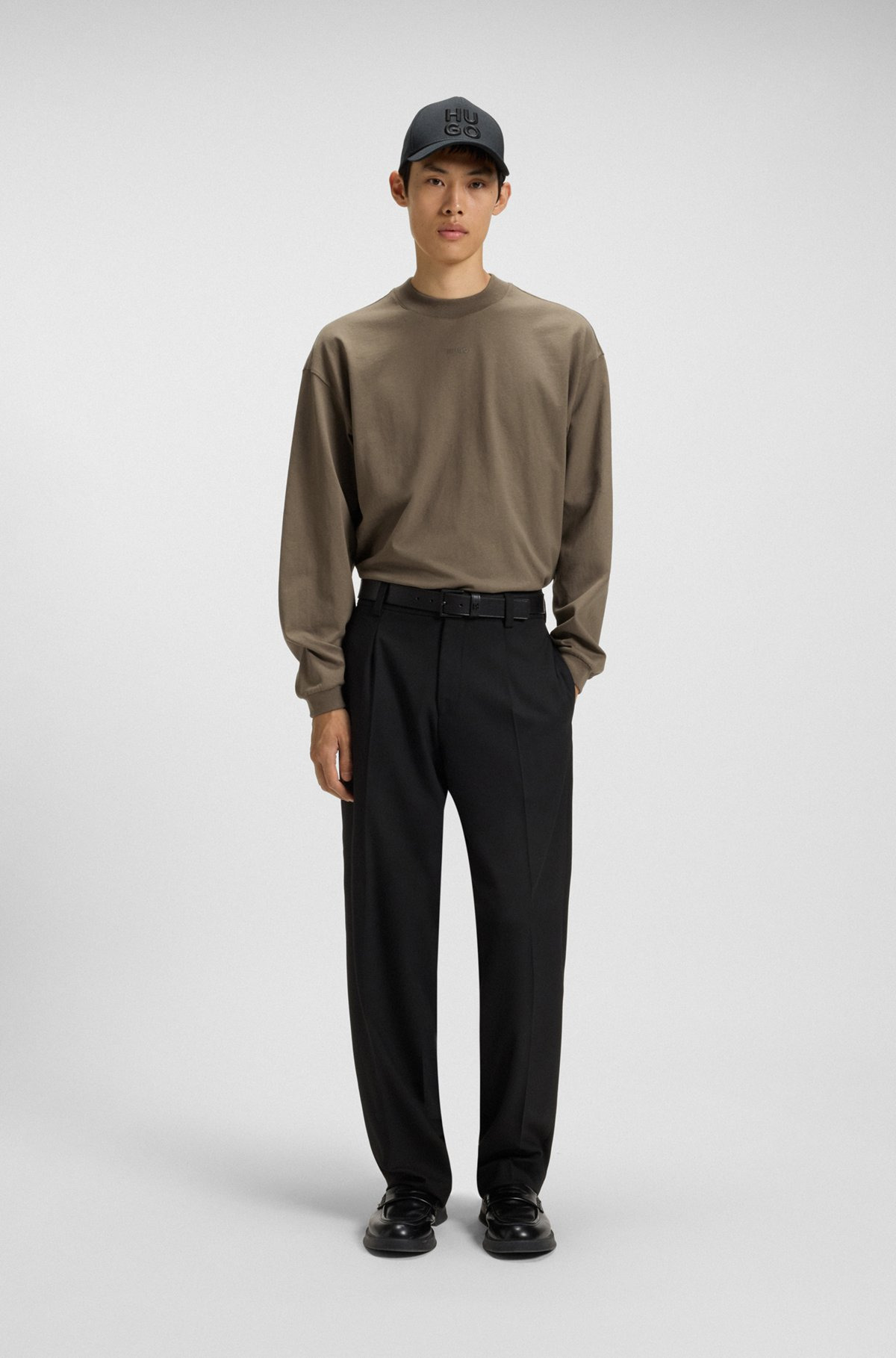 COTTON-JERSEY RELAXED-FIT T-SHIRT WITH LOGO PRINT - 4