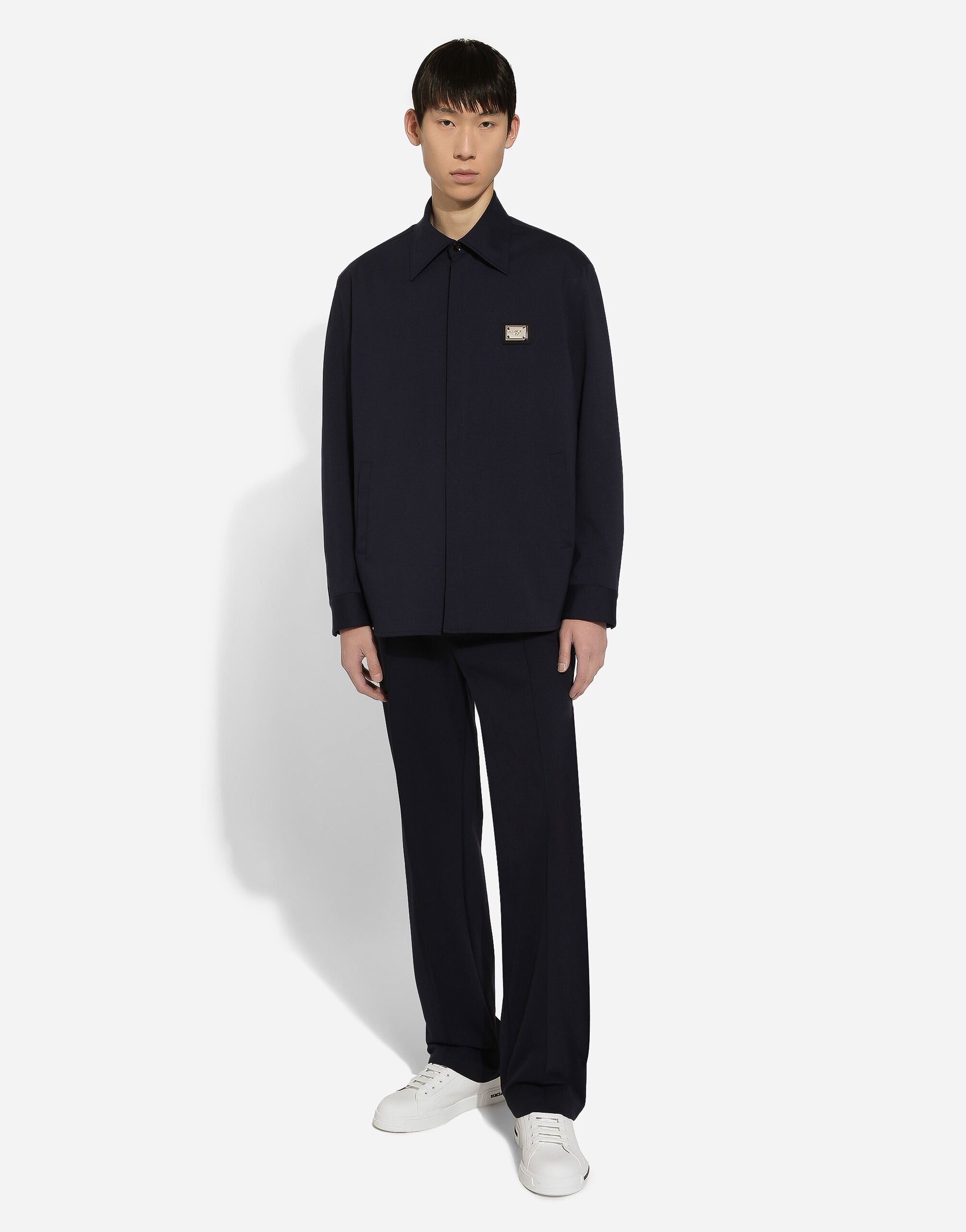 Technical fabric shirt with tag - 2