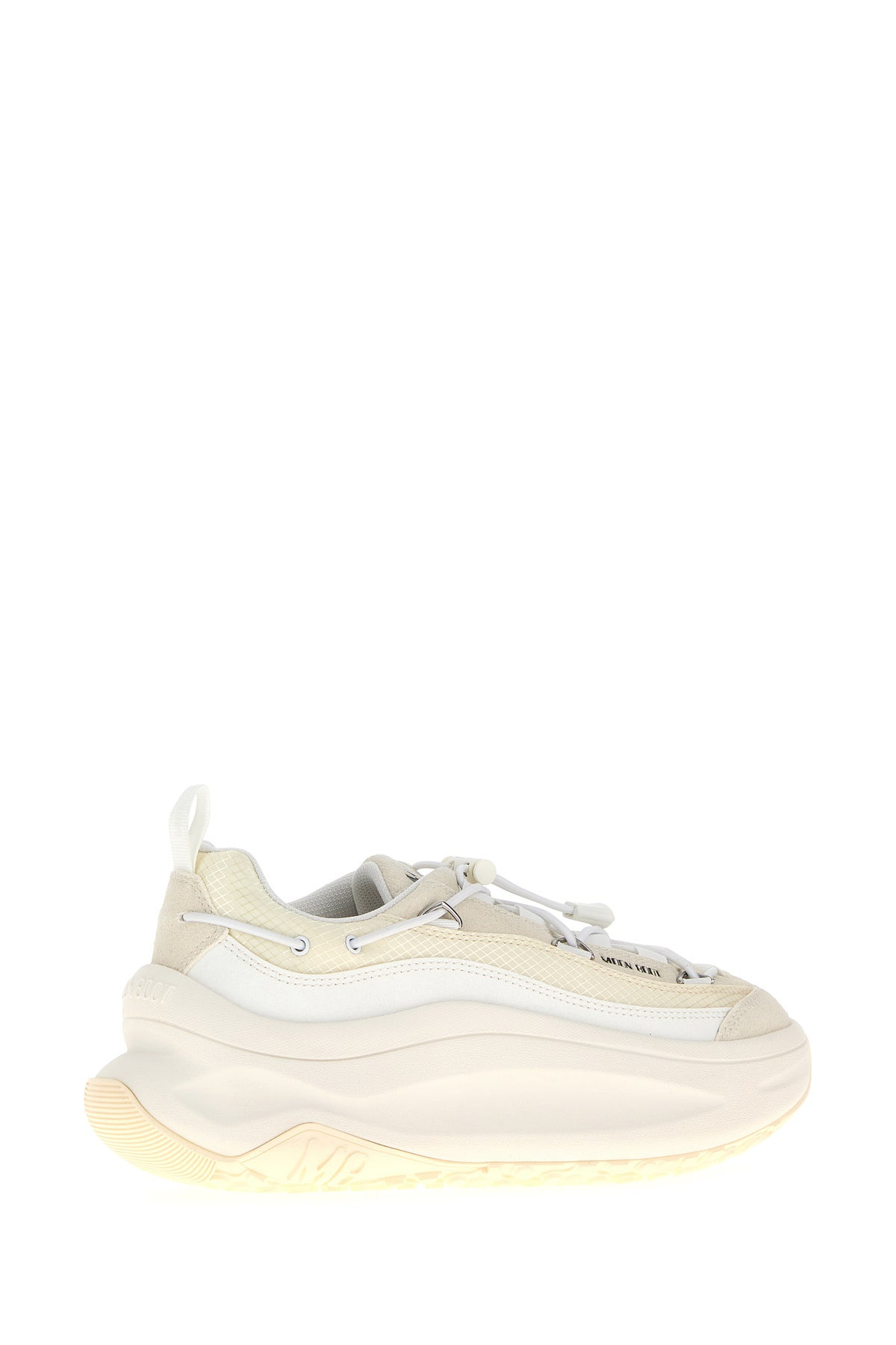 White fabric Moon247 sneakers - 3