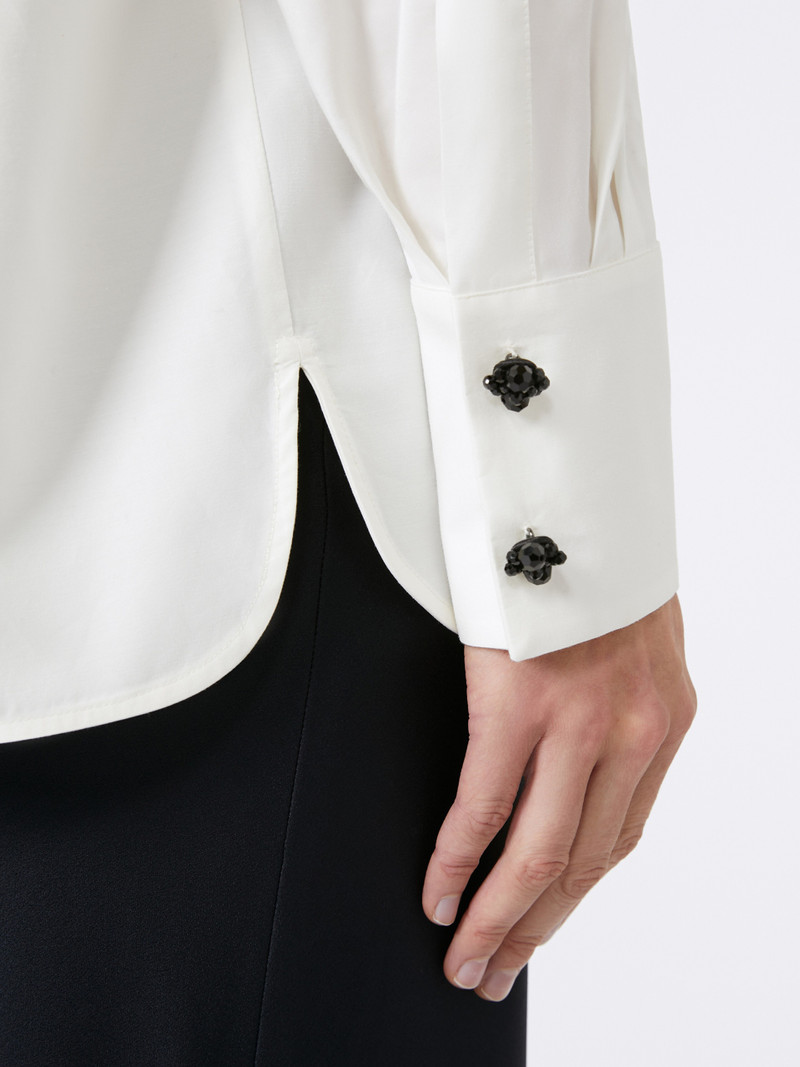 ROLL Cotton and silk poplin shirt 6