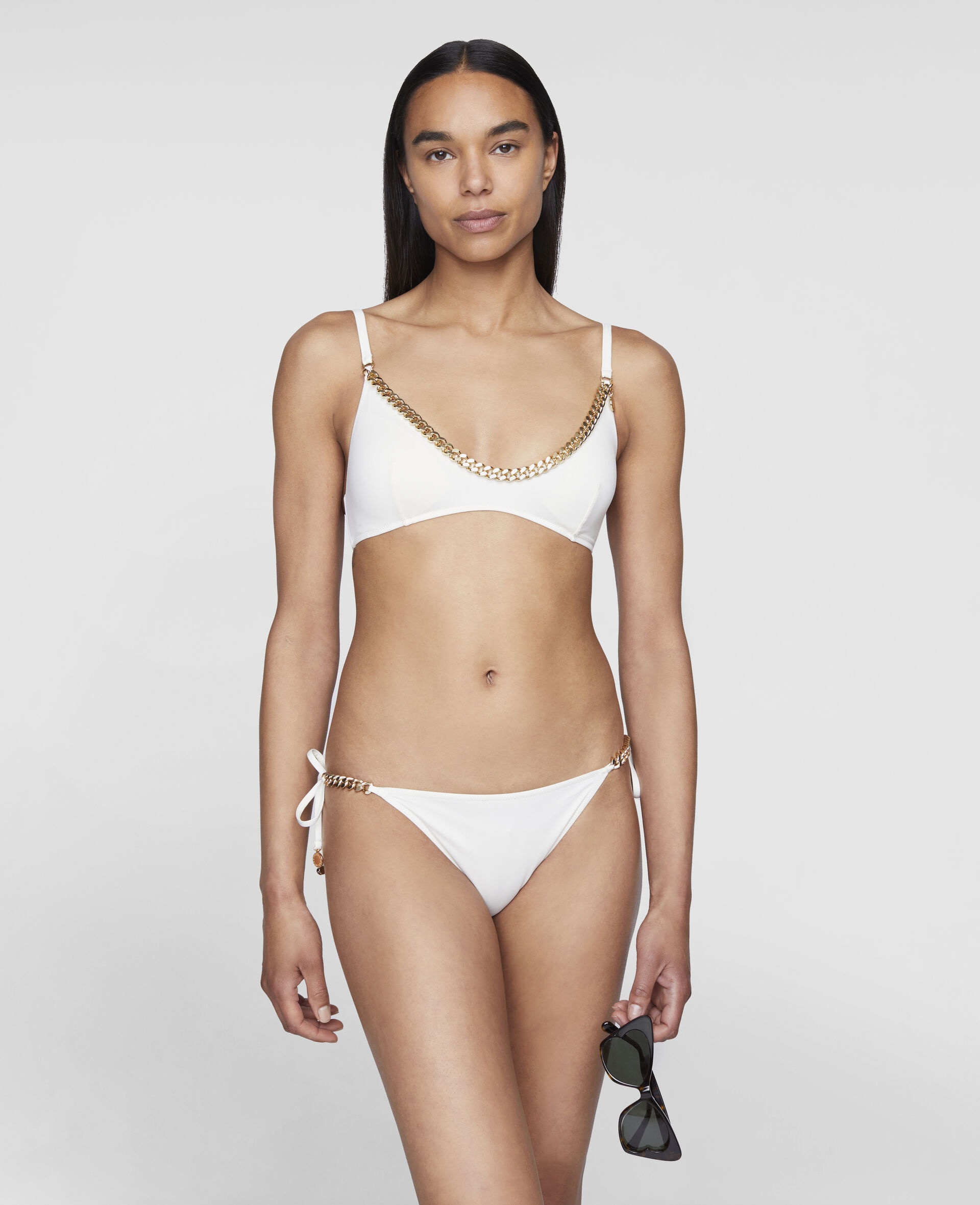 Iconic Chain Padded Brassiere Bikini Top - 2