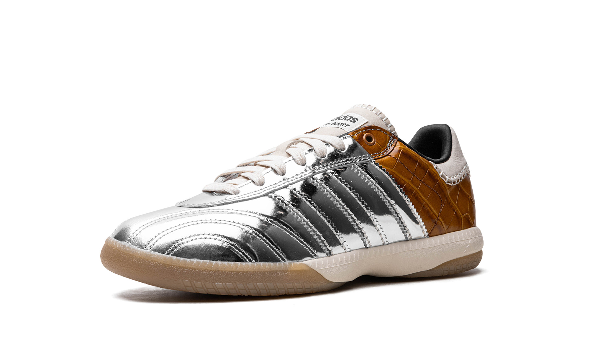 Samba Millenium "Wales Bonner - Silver Metallic / Easy Yellow" - 4