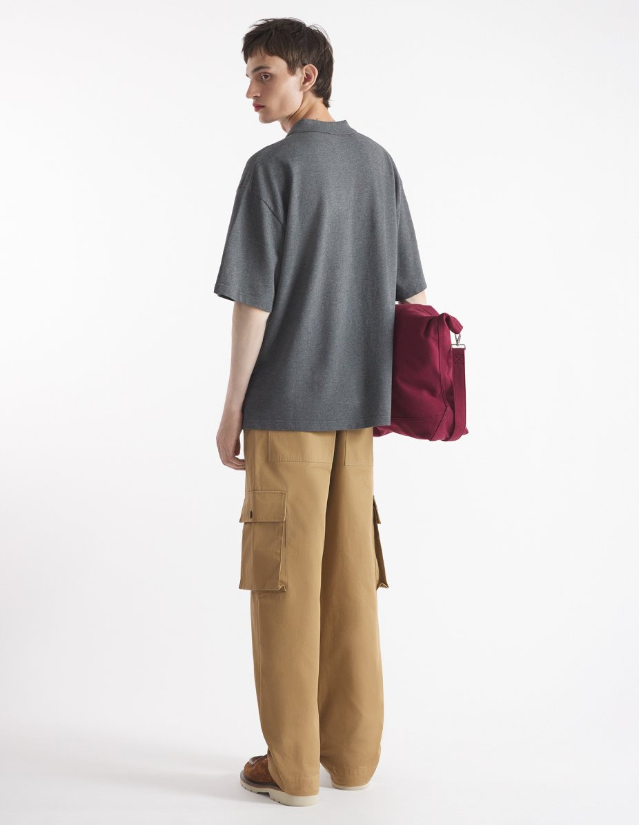 BOLD FOX HEAD PATCH OVERSIZE POLO - 5