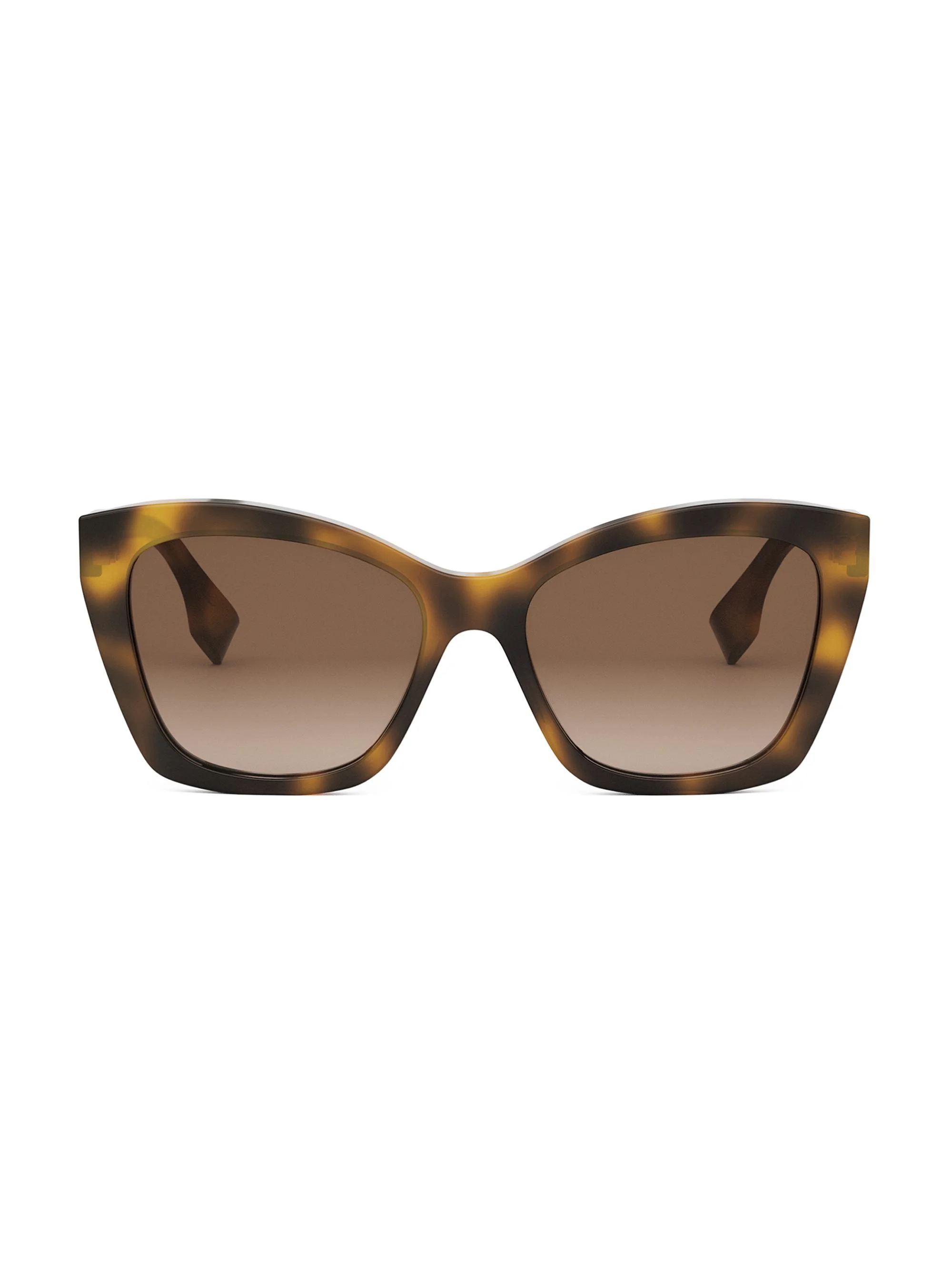 Women's Lettering 55MM Square Sunglasses - Black Brown - 1