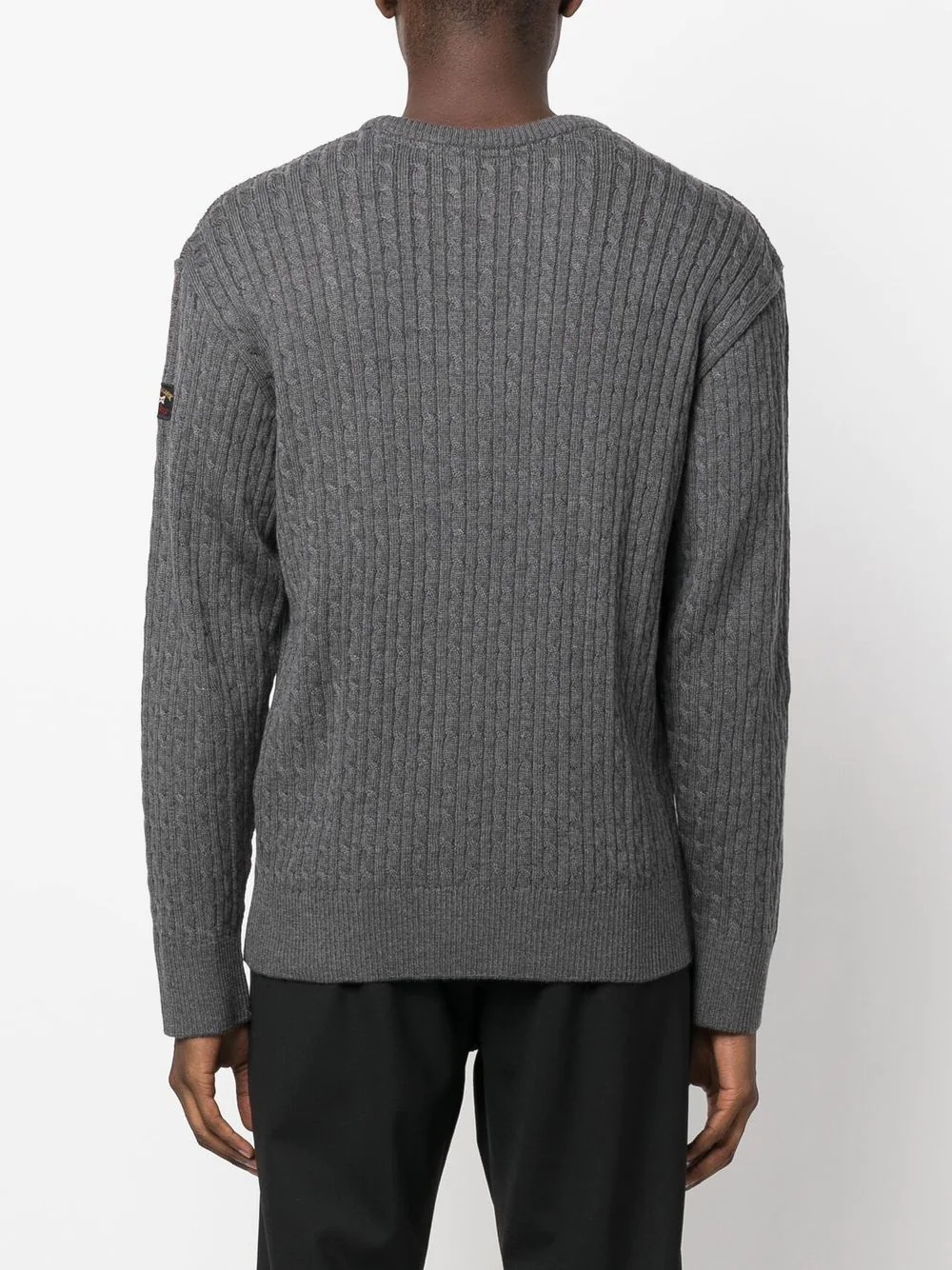 virgin-wool cable-knit jumper - 4